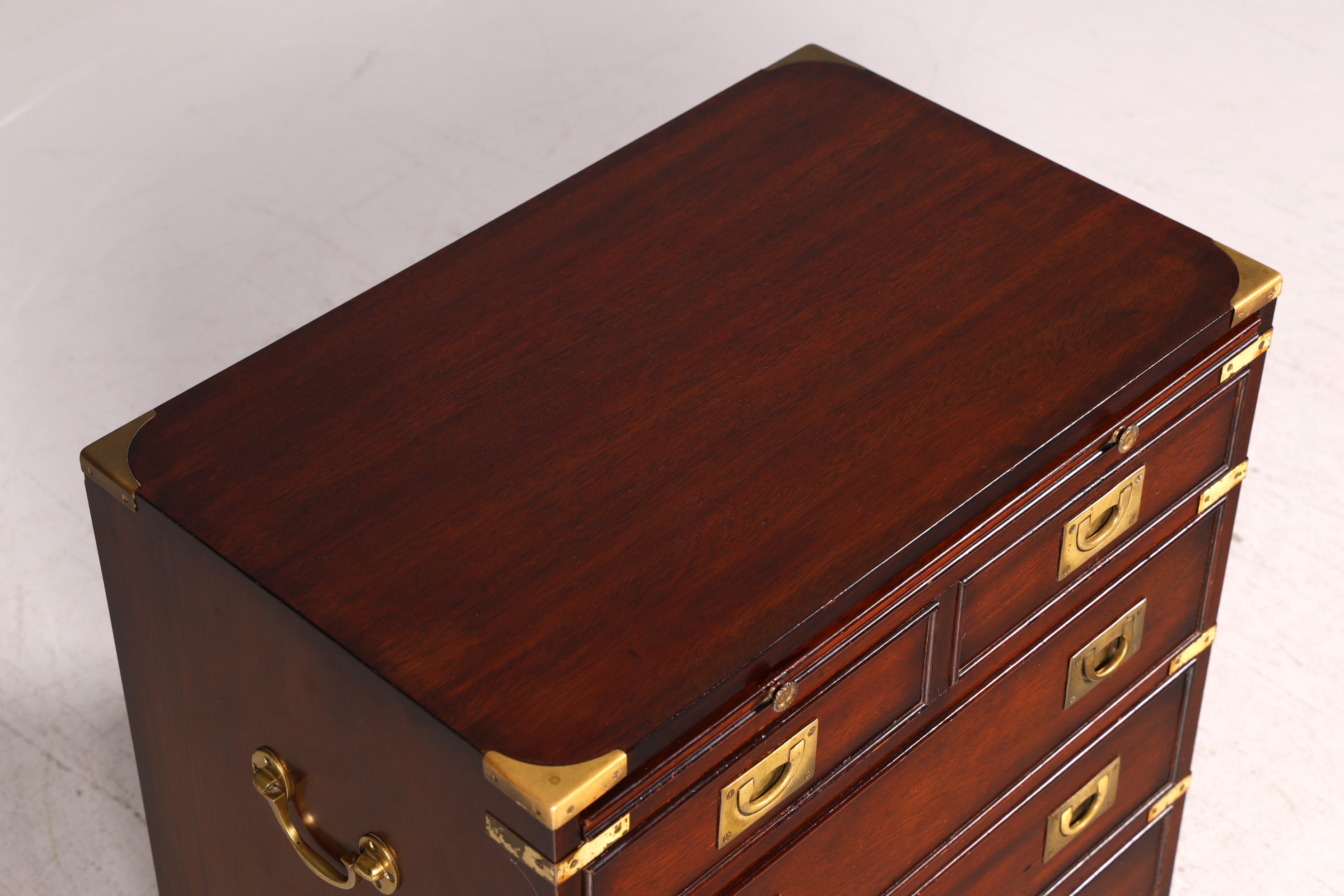 Traumhafte Maritime Kommode Englisch Military Chest Schiffskommode Antik Schrank Beistellschrank Kolonialstil