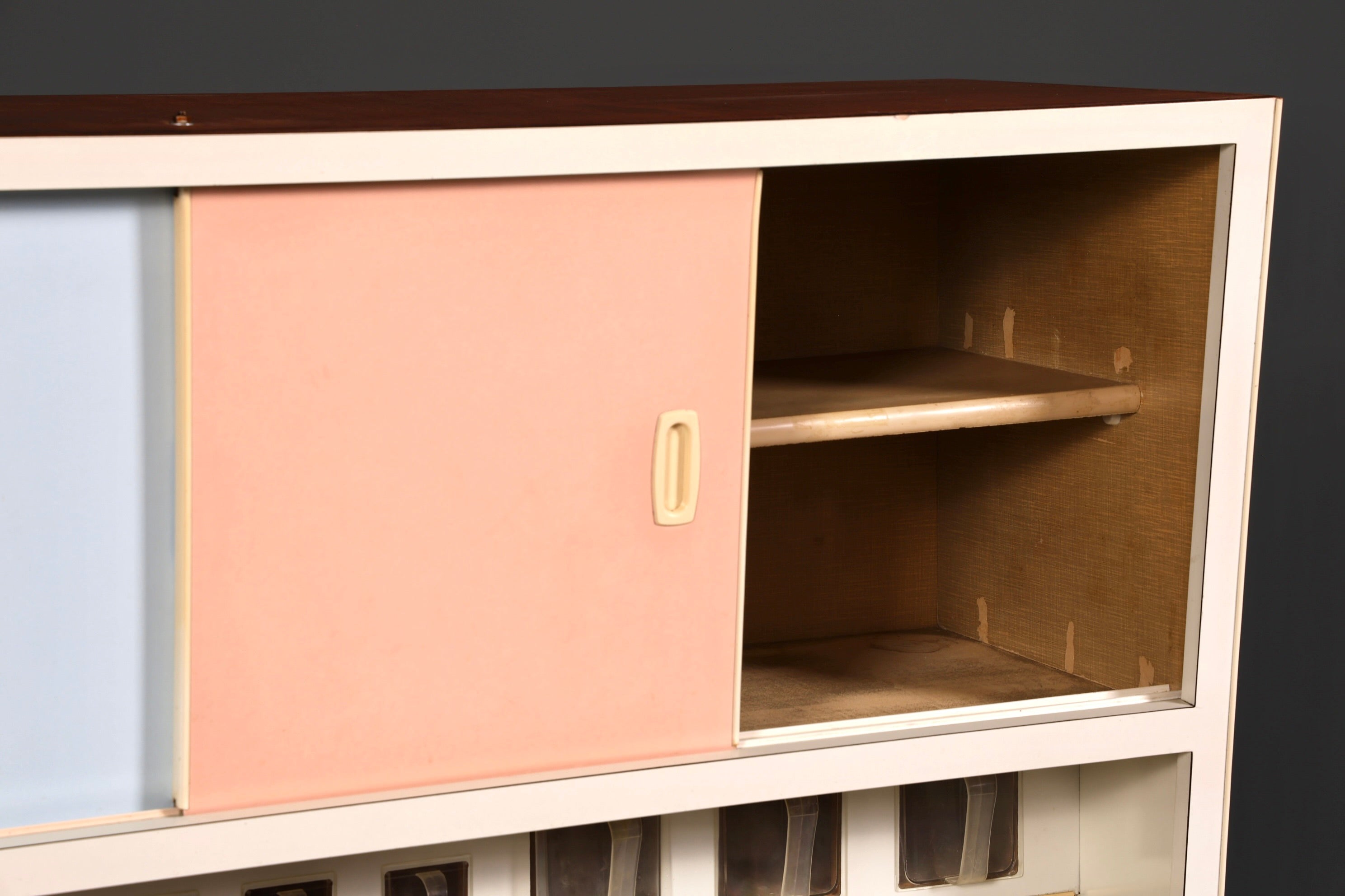 Kultiger Mid Century Küchenschrank Vintage Buffet Retro Anrichte 60er Jahre Schrank
