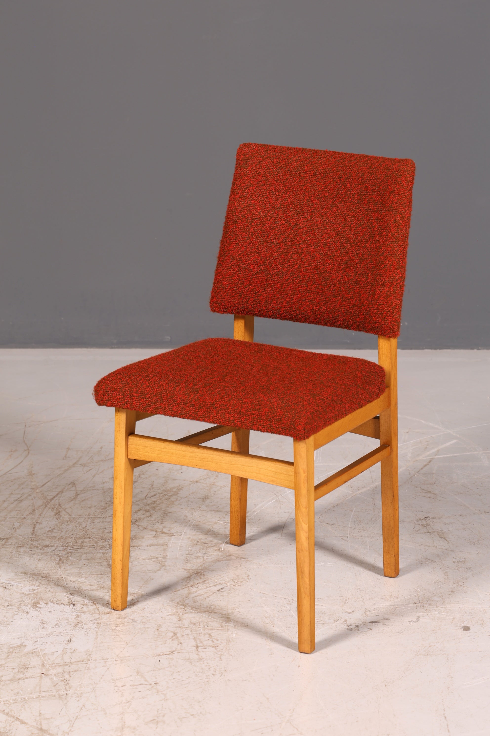 Edles 6er-Set Mid Century Esszimmerstühle Vintage Stuhl Set Küchenstühle Stuhlset Retro Polsterstuhl 60er