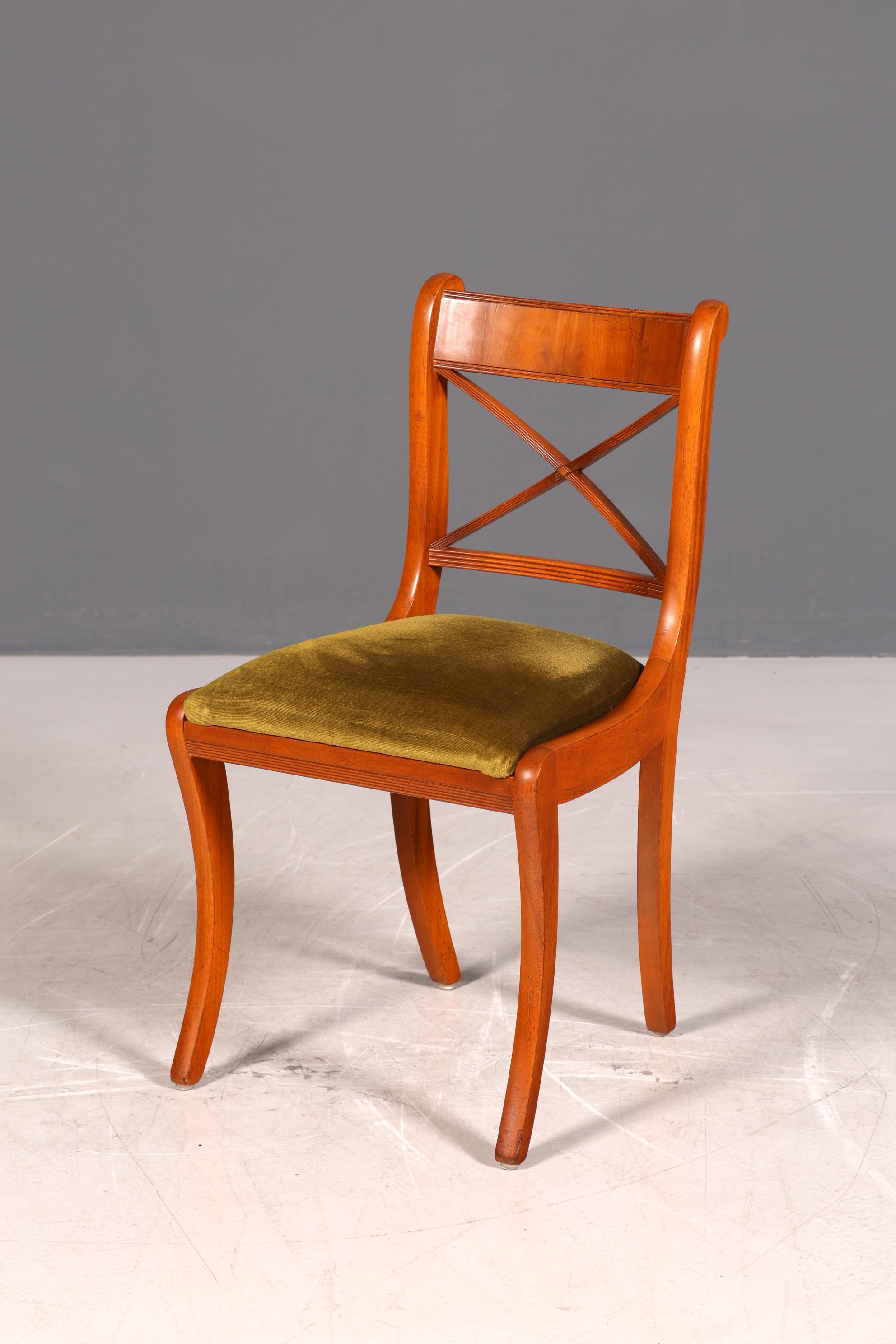 G789 Finish 4x Edle Englische Stühle Englisch Dining Chairs Antik 60er Jahre Regency Küchenstühle Stuhlset (Kopie 2)