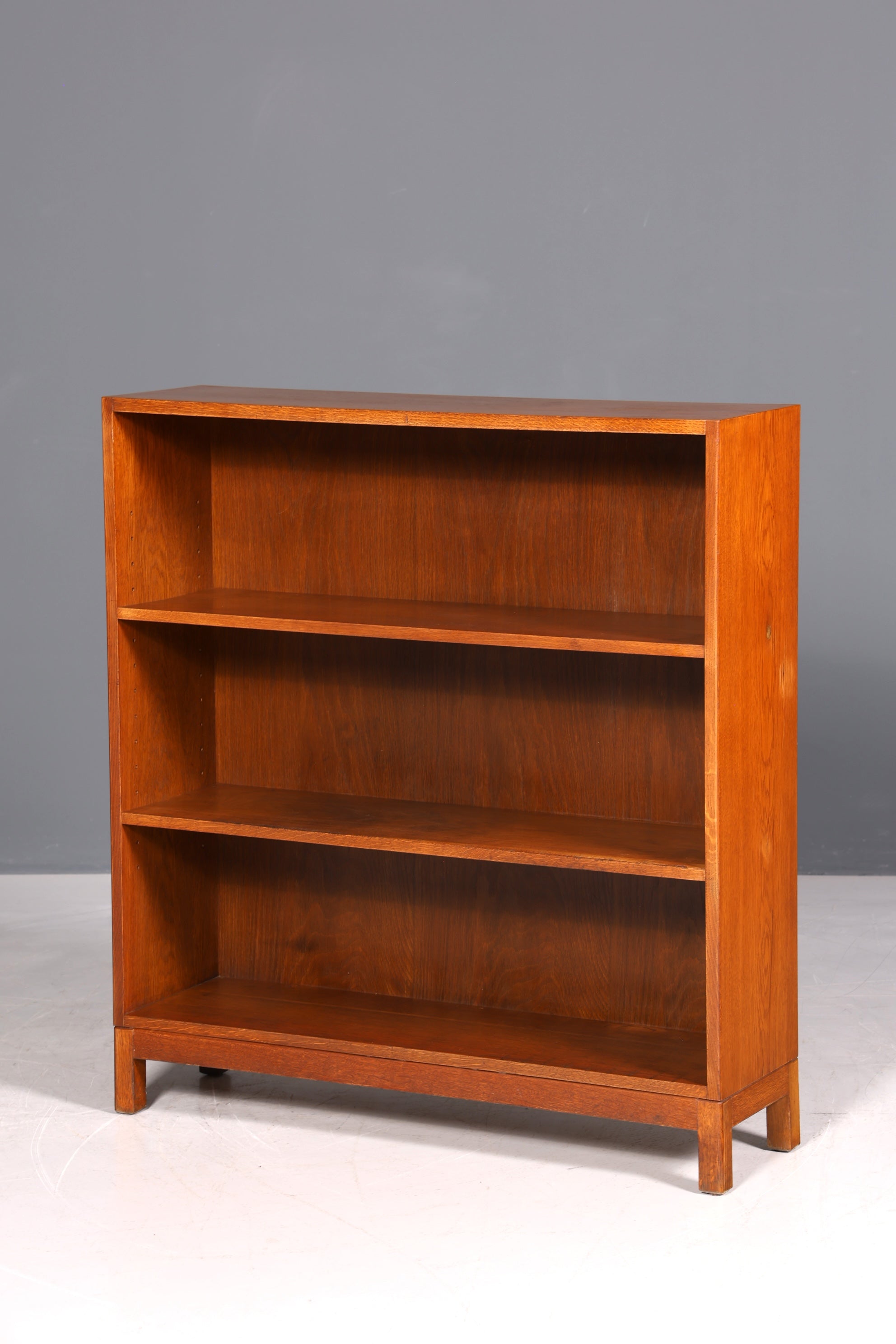 F993 Finish cm Schlichtes Mid Century Regal Vintage Bücherregal Schrank Buchablage 60s Bookshelf