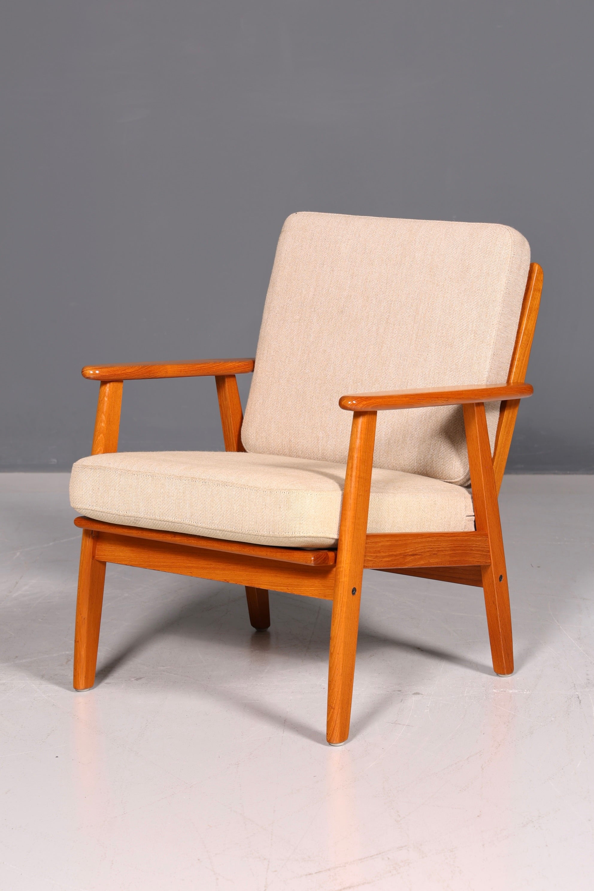 Wunderschöner Mid Century Sessel Made in Denmark Teak Holz Armlehnsessel 60s Designklassiker