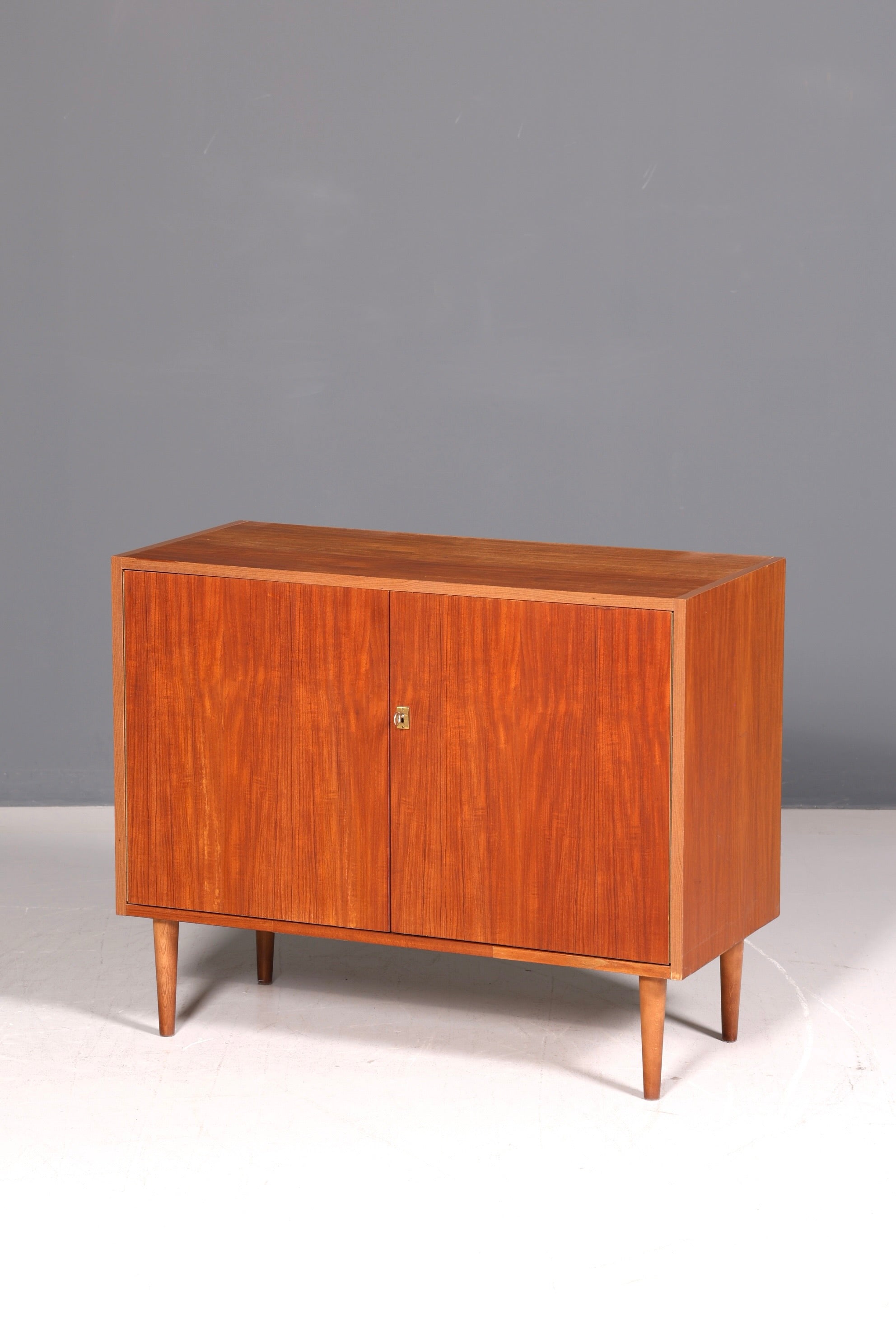 Wunderschöne Mid Century Kommode Vintage Schrank Retro Flurkommode 60s Sideboard Regal Holz