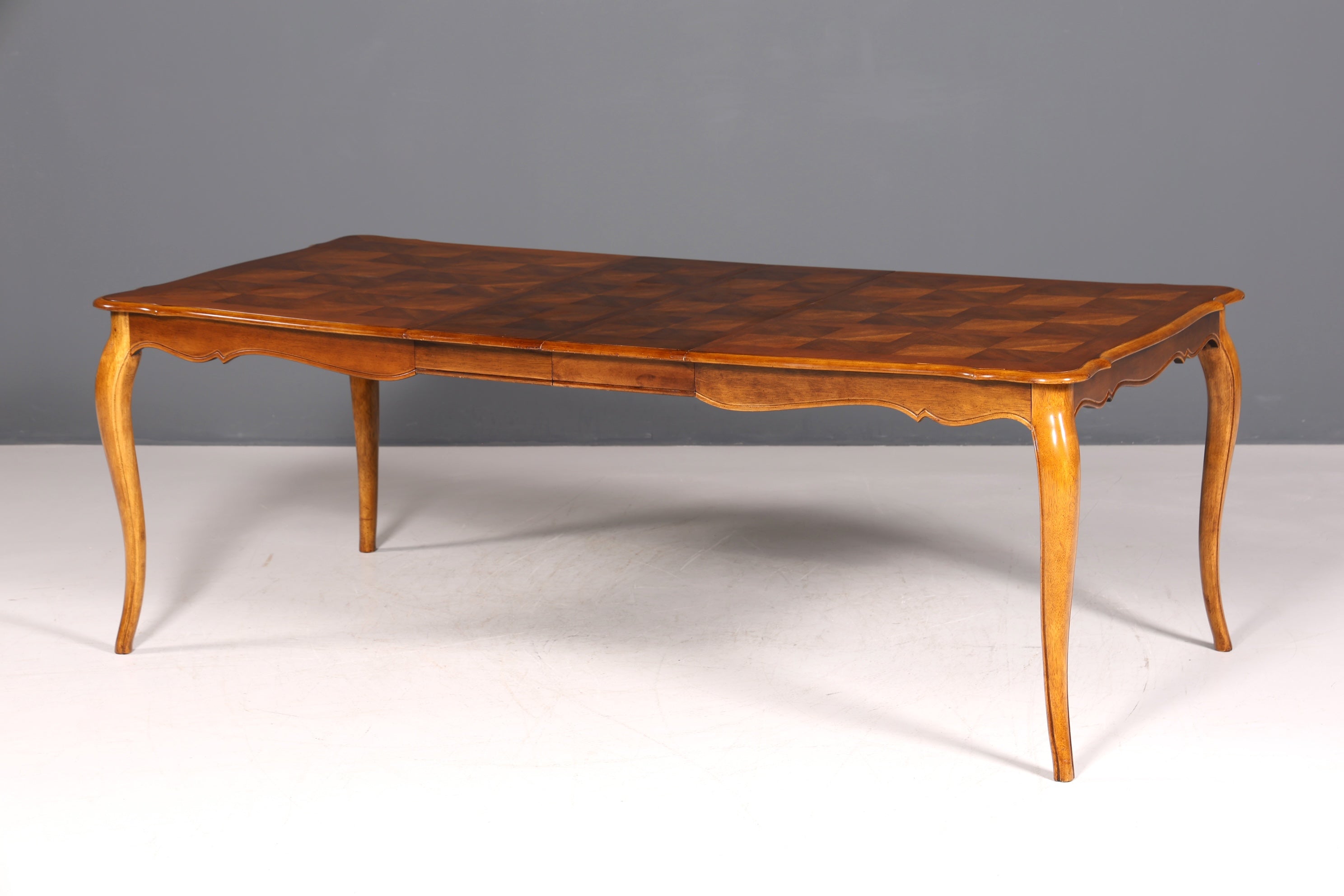 F988 Finish cm Wunderschöner Chippendale Tisch ausziehbarer Esstisch Küchentisch Barock Stil Esszimmer Tisch Konferenztisch