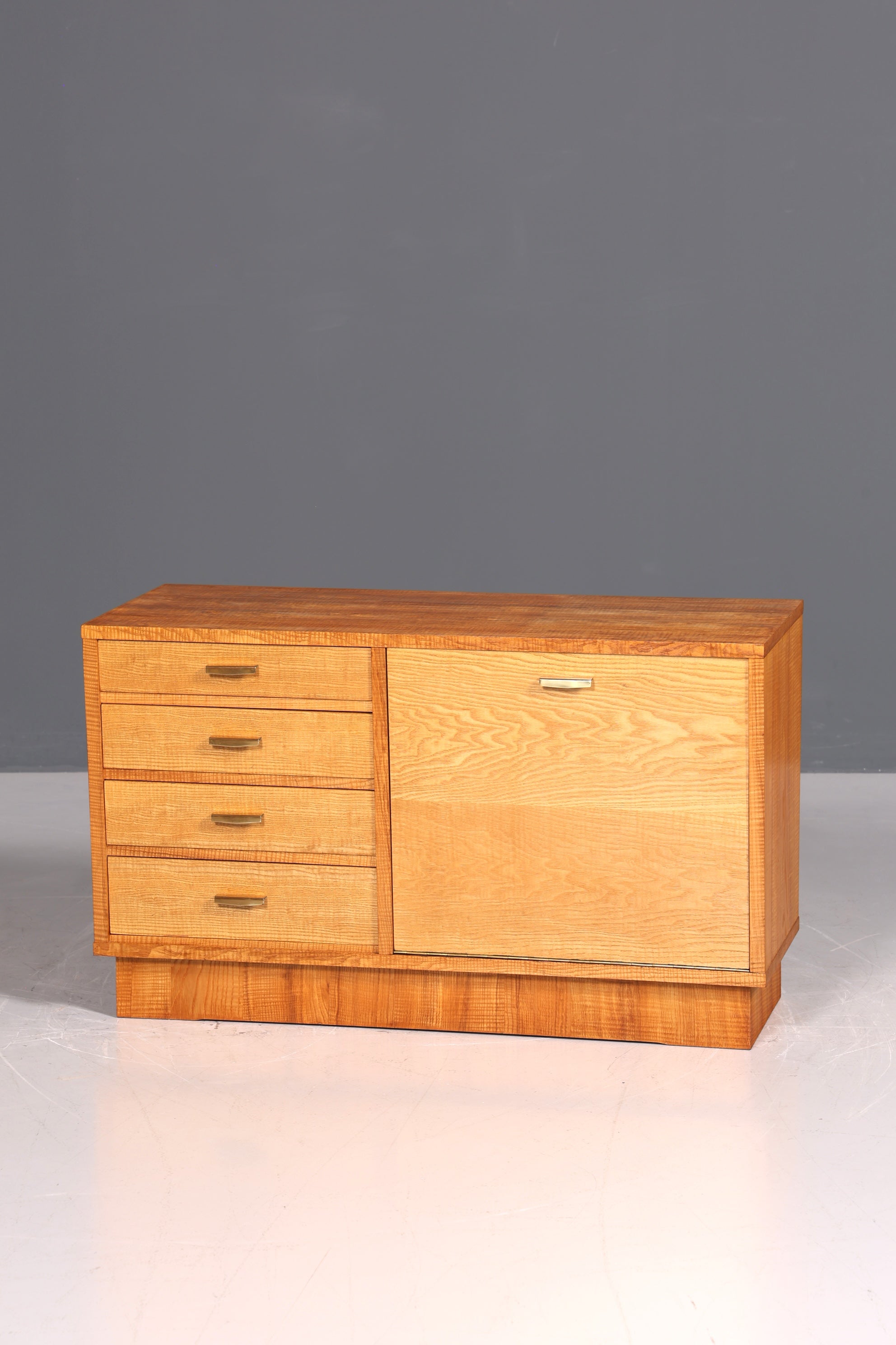 Buffet de style Mid-Century, meuble TV vintage des années 60, commode pliante, meuble pliant