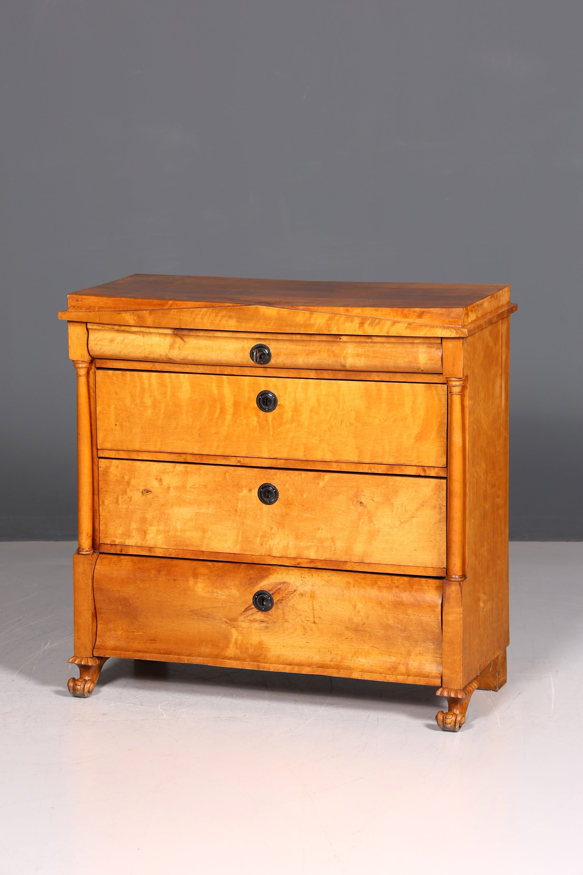 Wunderschöne Original Biedermeier Kommode Antik um 1880 Schubladenkommode Sideboard