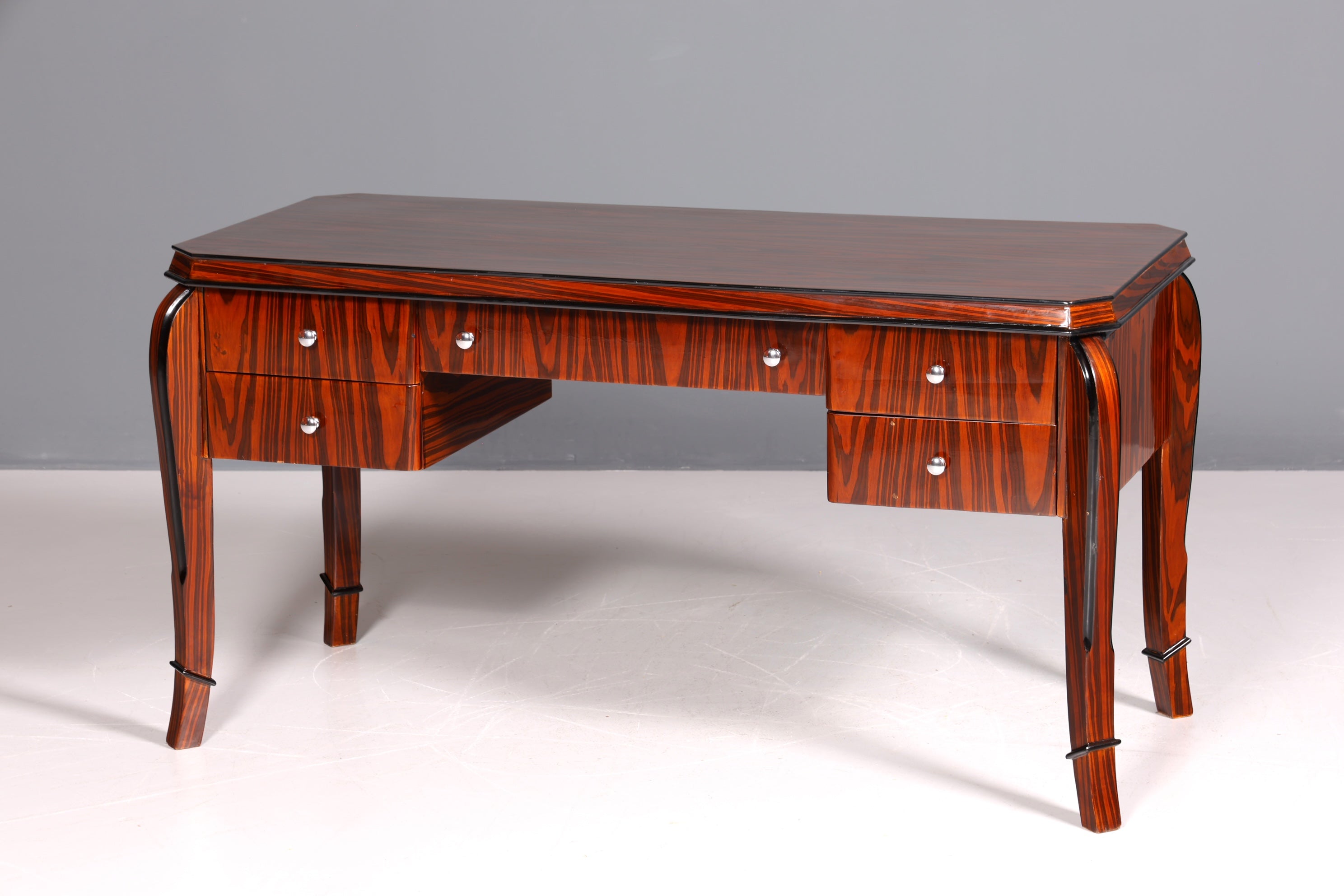 Magnifique bureau de style Art déco, bureau de style ancien