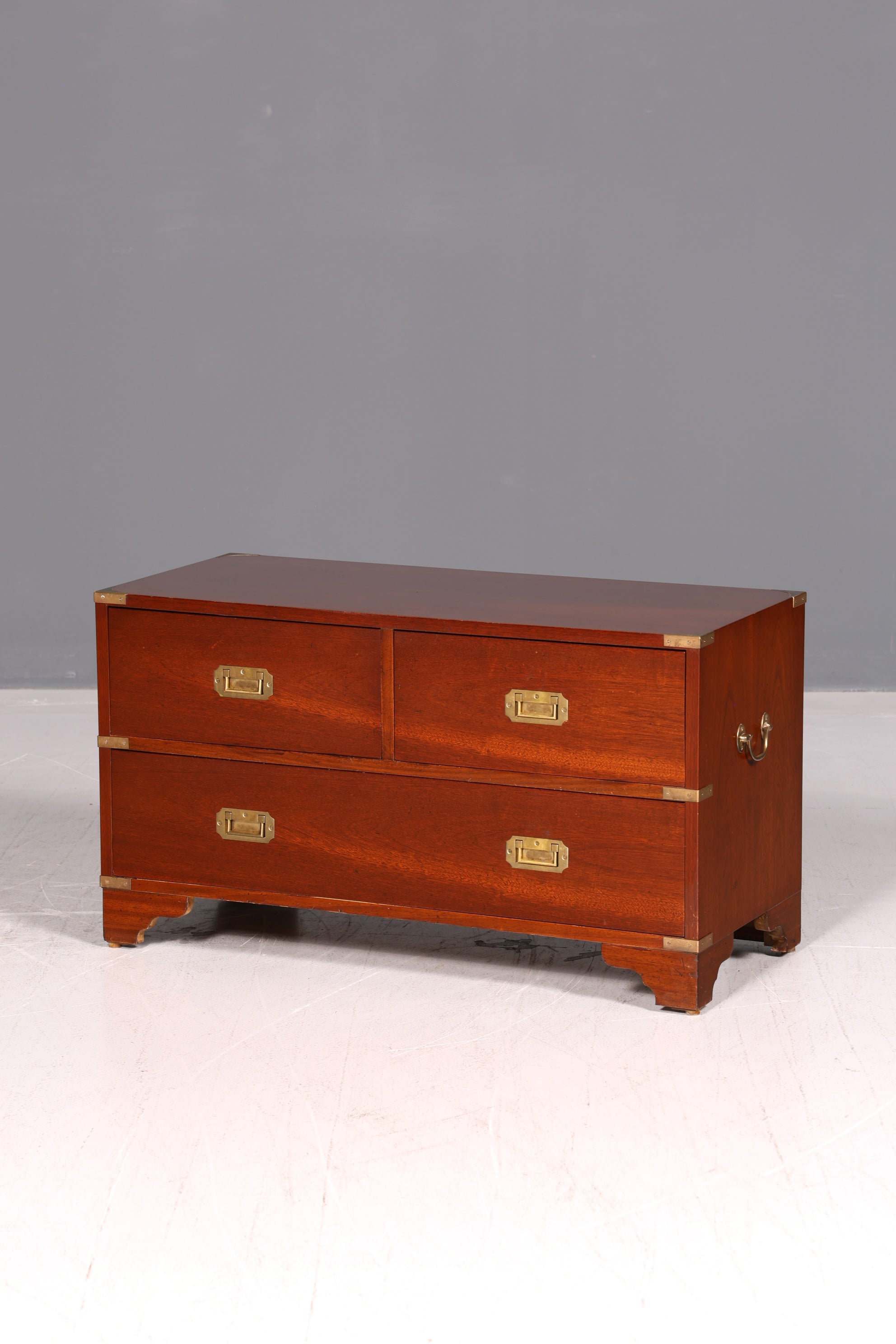 Wunderschöne Maritime Kommode Kemble Englisch Military Chest Schubladenkommode Wäschekommode 2 von 2