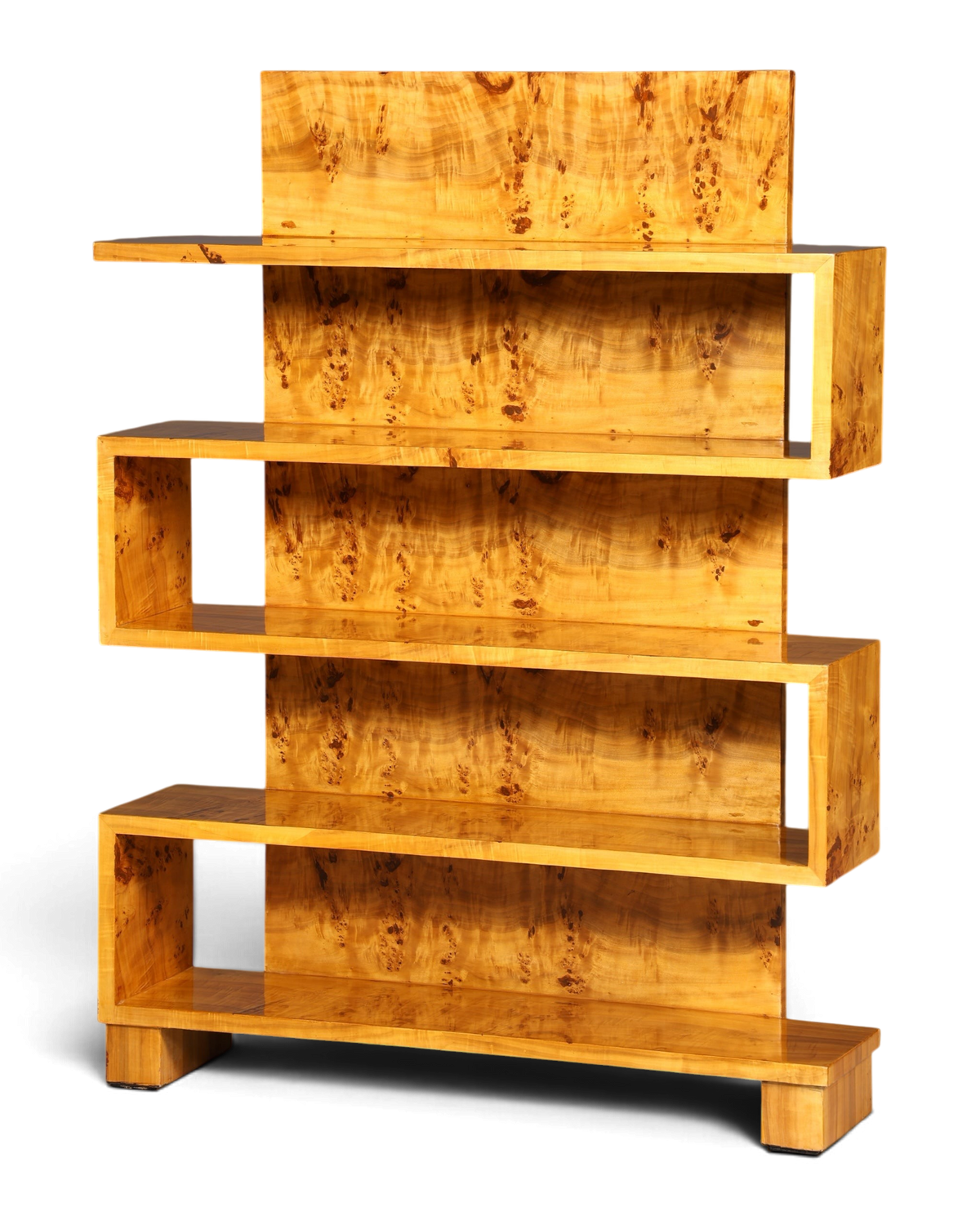 Traumhaftes Art Deco Stil Bücherregal Birke Luxus Möbel Kult Schrankregal Regal