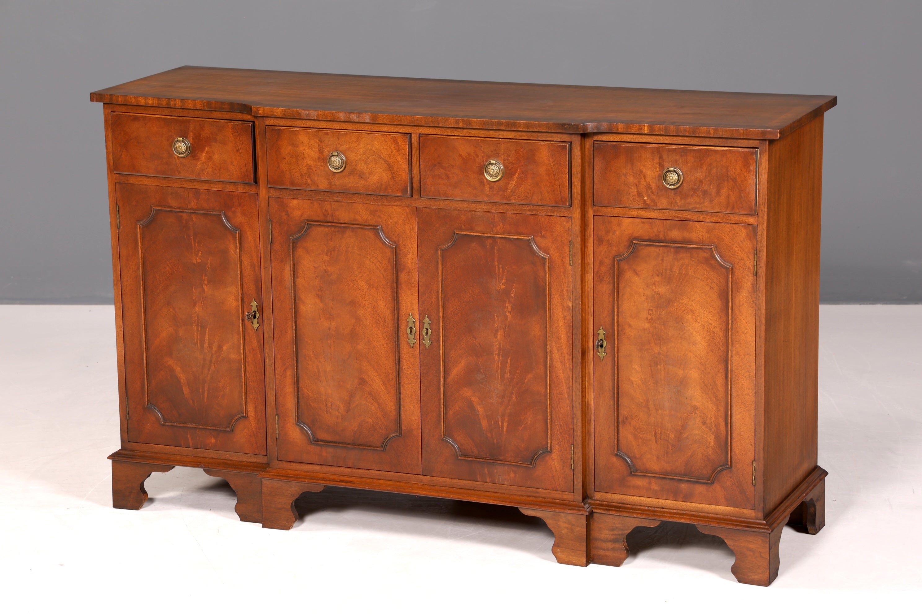 G309 Finish cm Wunderschönes Englisches Sideboard Mahagoni Schrank Antik 60s Buffetschrank Kommode (Kopie)