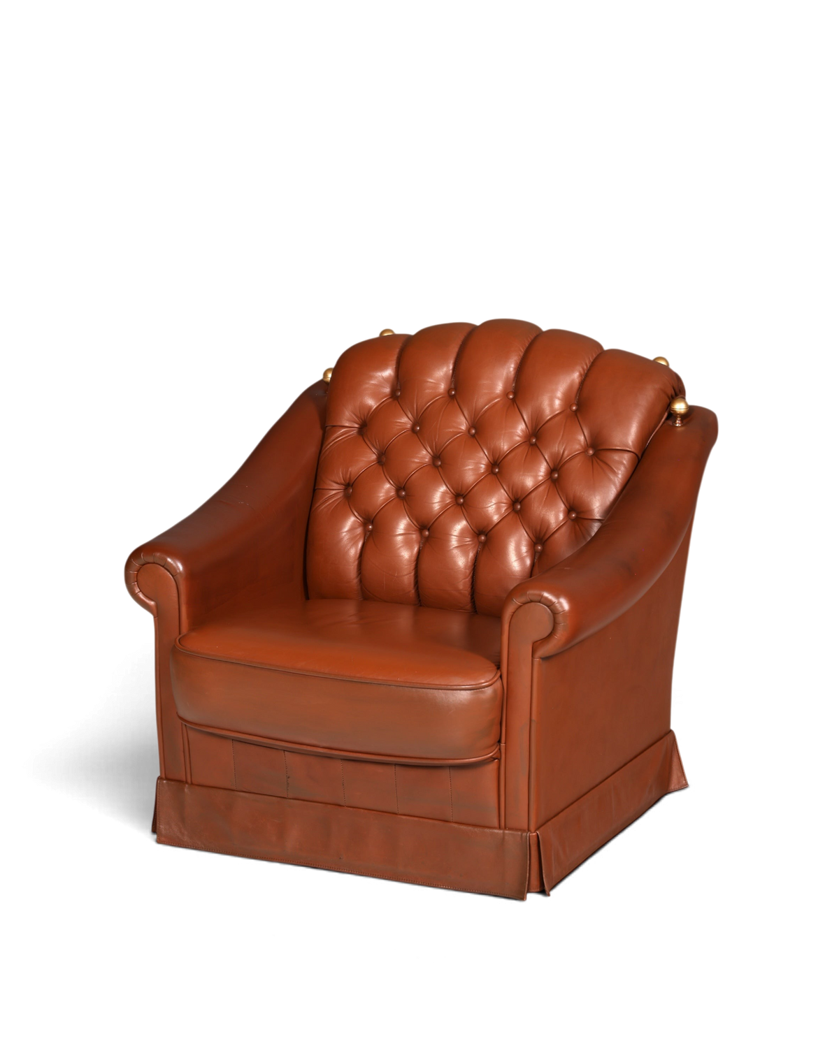 Stilvoller Original Chesterfield Sessel Englischer Armlehnsessel Englisch Herrensessel 1 von 2