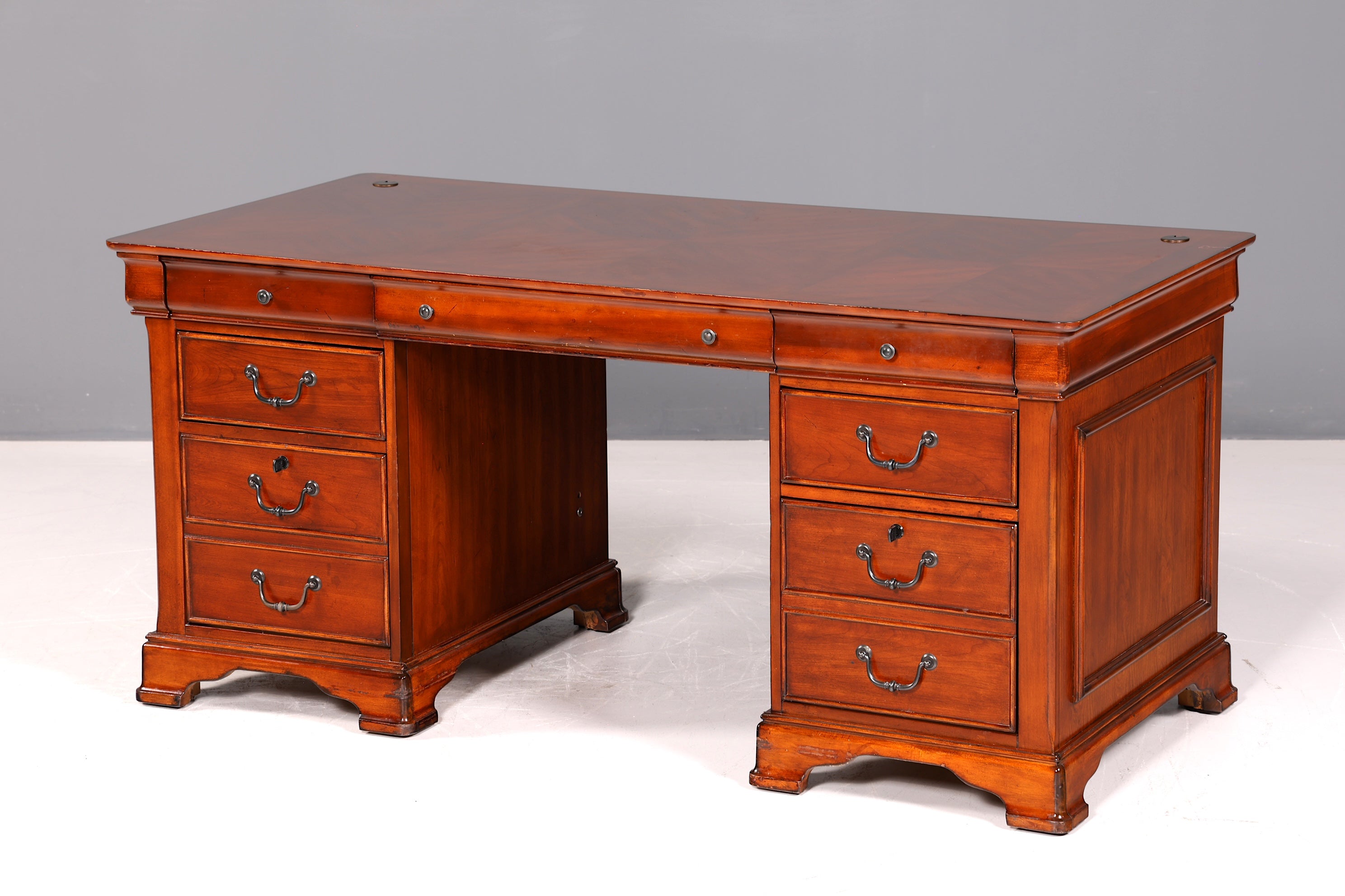 Wunderschöner Englischer Schreibtisch Liberty Furniture Bürotisch Antik Office Desk