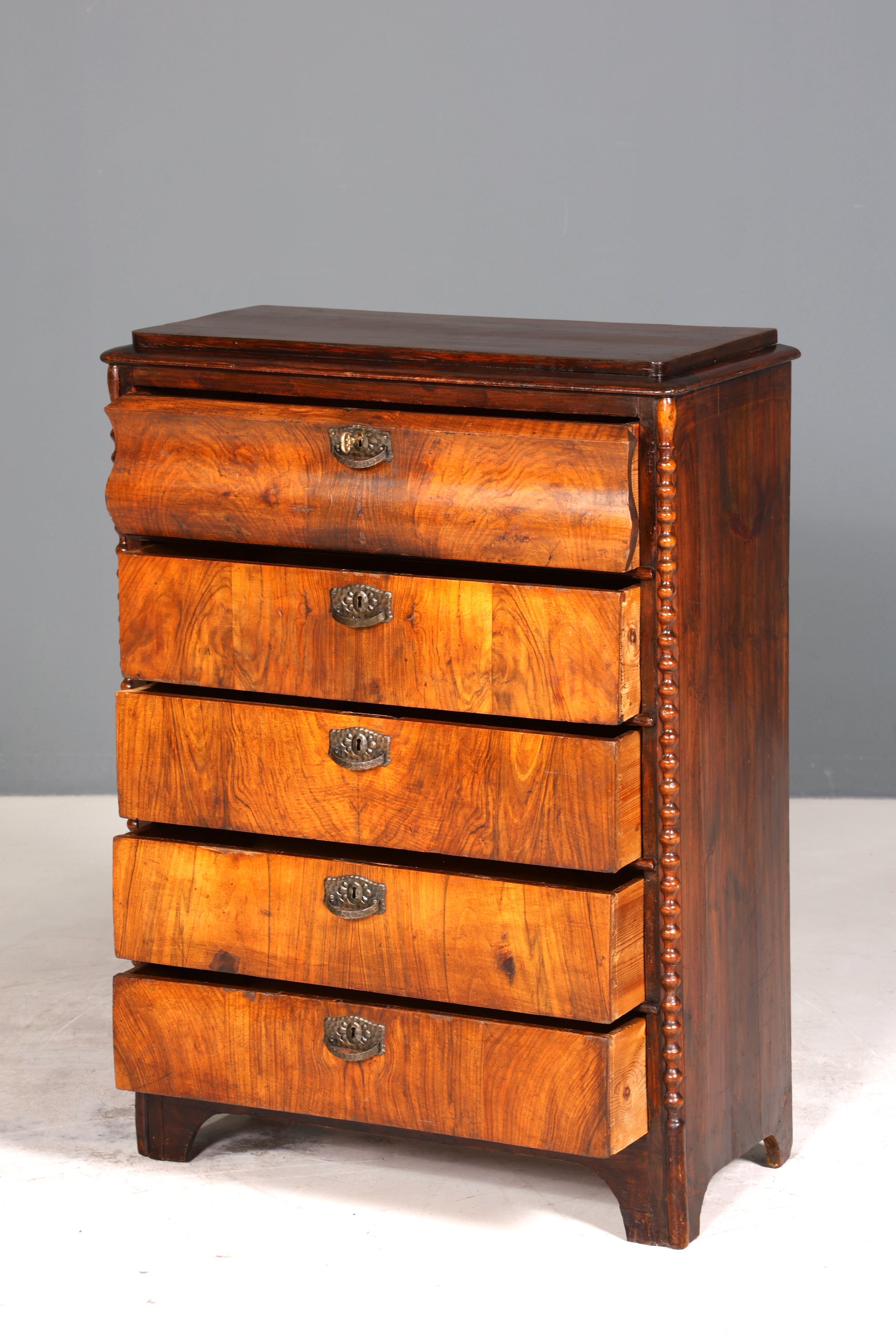 Stilvolle Biedermeier Kommode Louis Philippe Antik Schubladen Kommode Wäschekommode