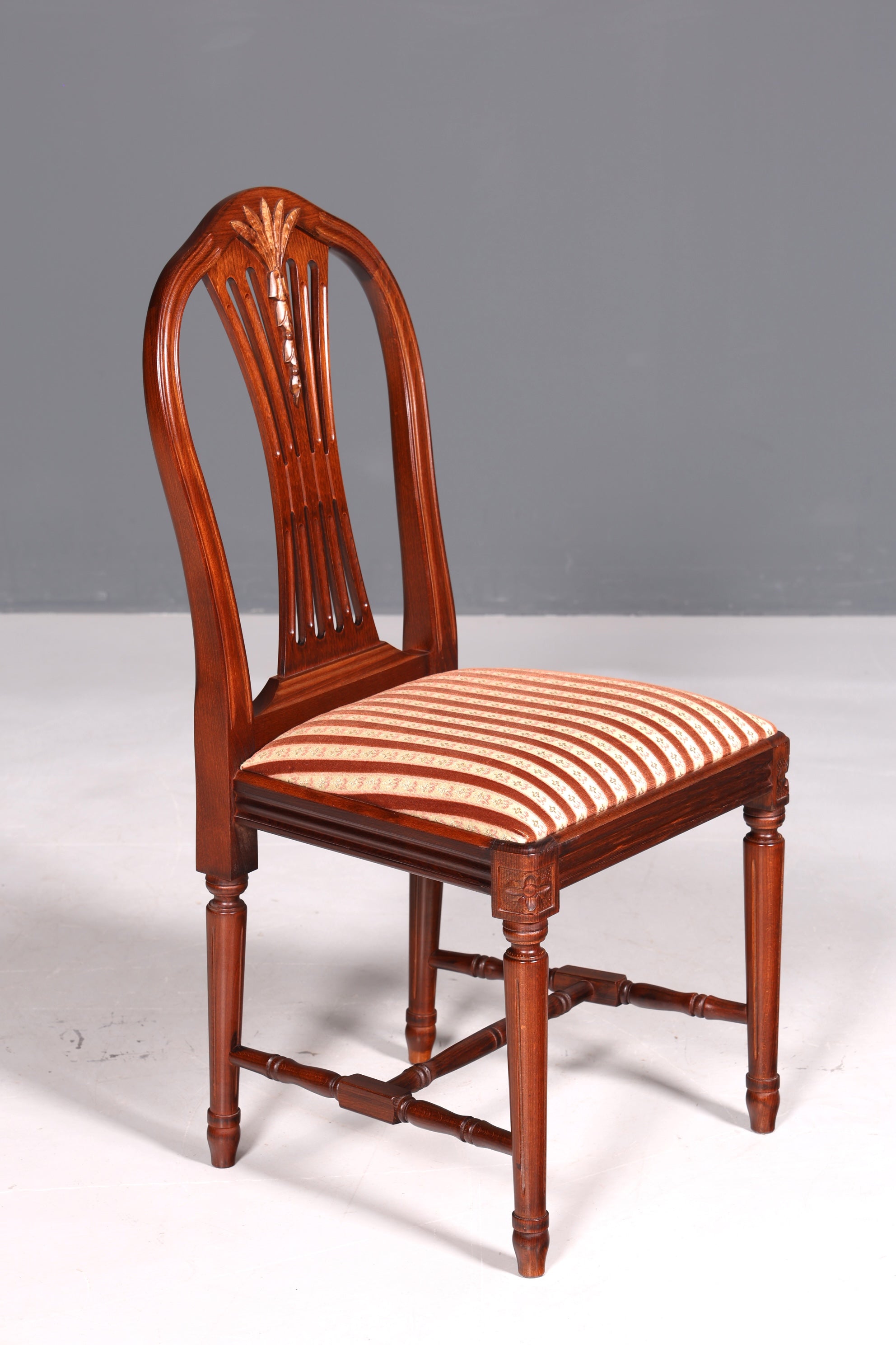 Chaise de style gustavien, chaise de cuisine anglaise, chaise secrétaire de style ancien, 2 sur 2