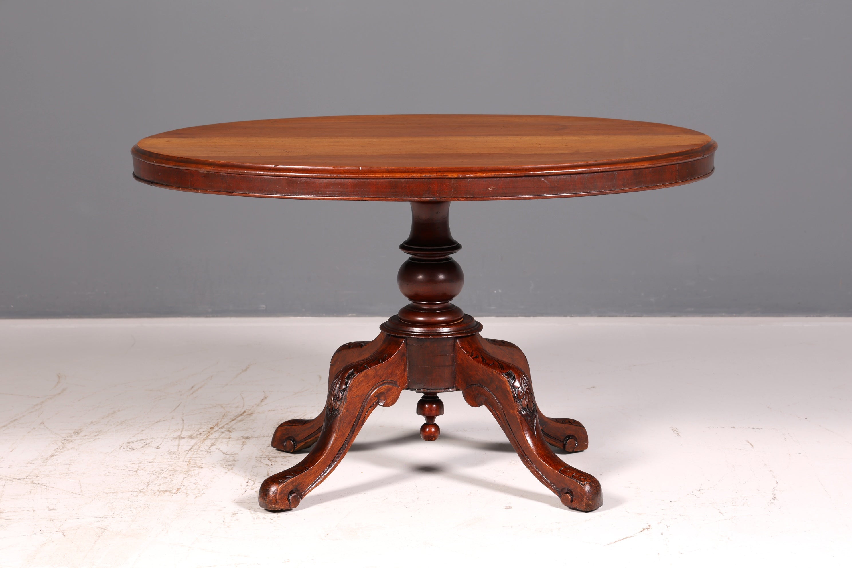 Edler Louis Philippe Esstisch Oval Tisch Echt Holz Esszimmertisch Englisch Küchentisch