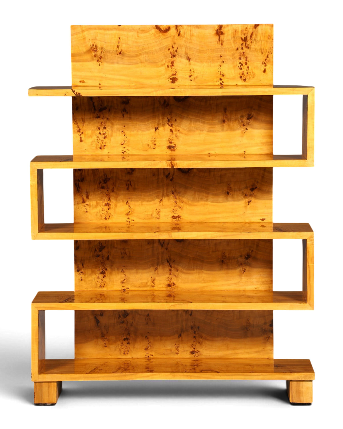 Traumhaftes Art Deco Stil Bücherregal Birke Luxus Möbel Kult Schrankregal Regal