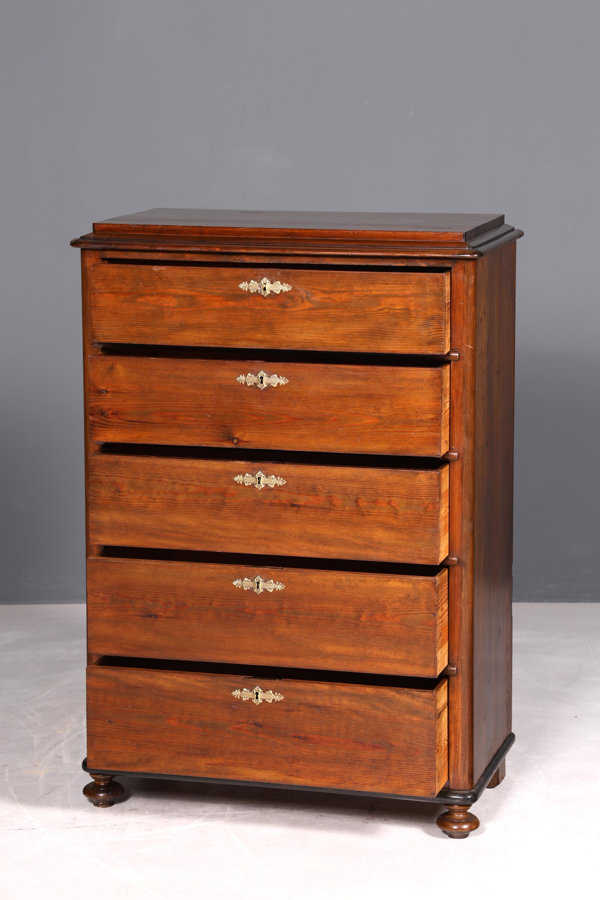 Schlichte Gründerzeit Kommode Jugendstil Antik Sideboard Schubladenkommode Chiffoniere Wäschekommode