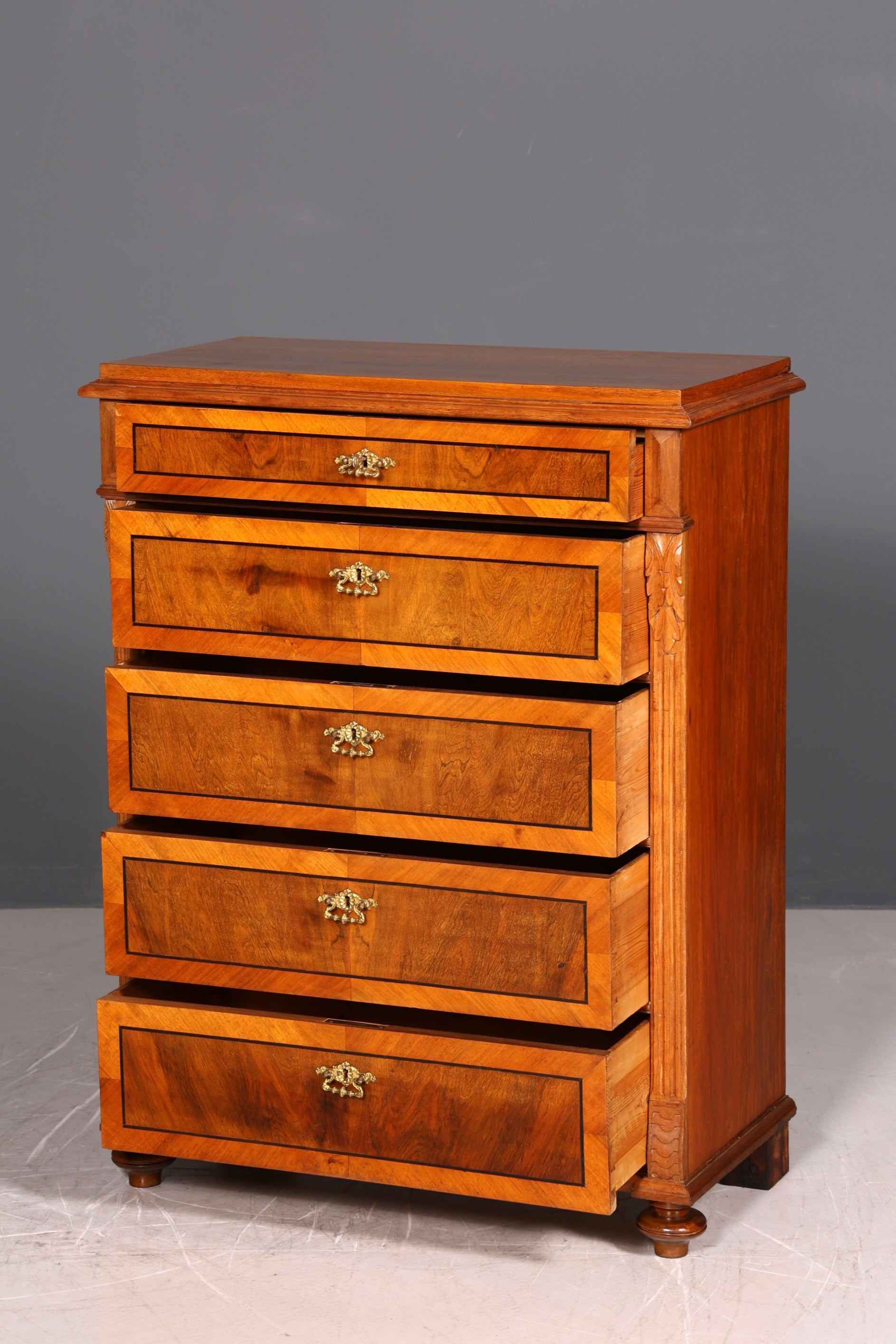 G468 Finish cm Wunderschöne Gründerzeit Kommode Jugendstil Vertiko Schubladenkommode Antik Wäschekommode (Kopie) (Kopie) (Kopie)