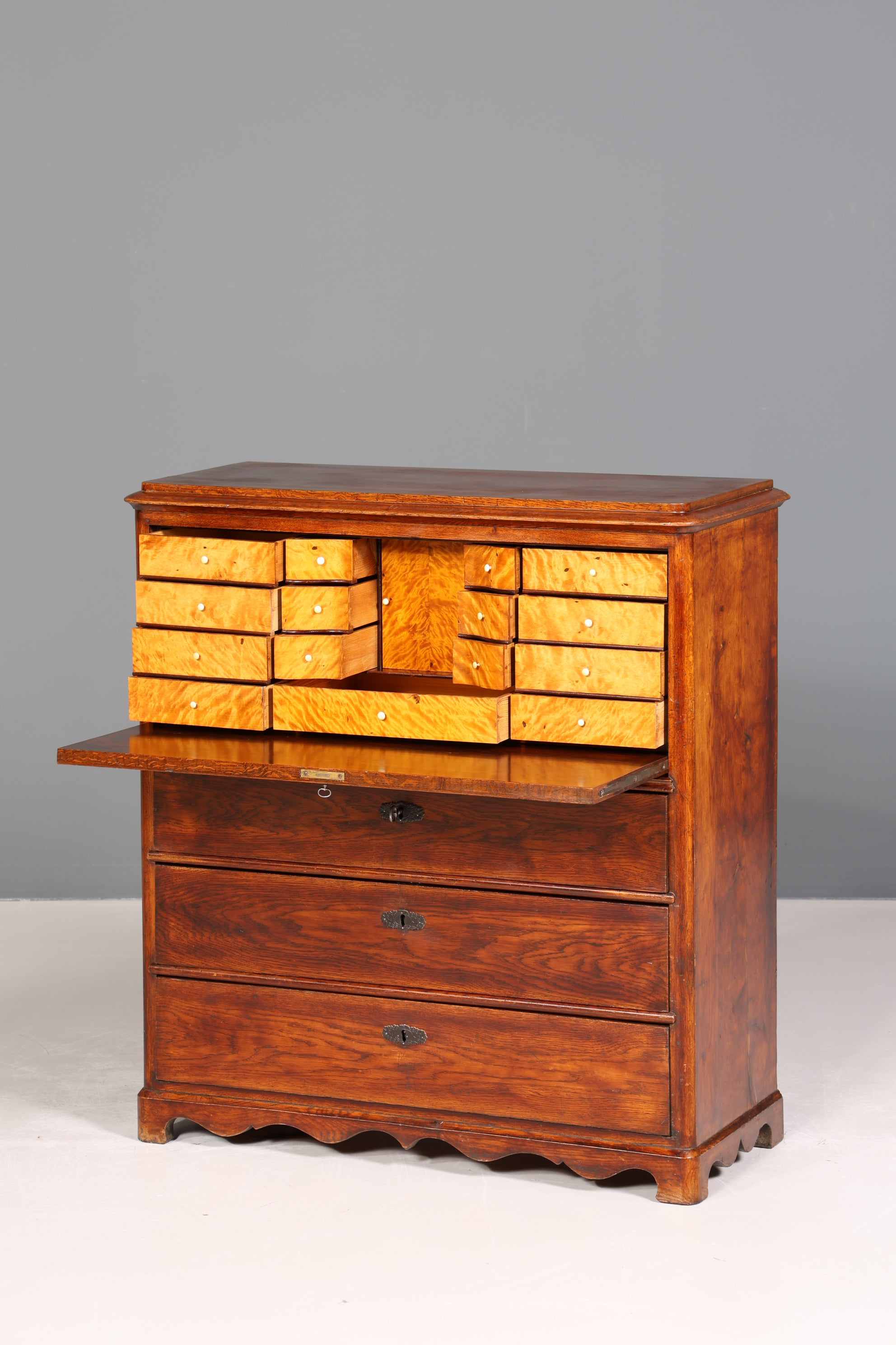 Traumhafter Louis Philippe Sekretär um 1880 Biedermeier Antik Schrank Chiffoniere Kommode