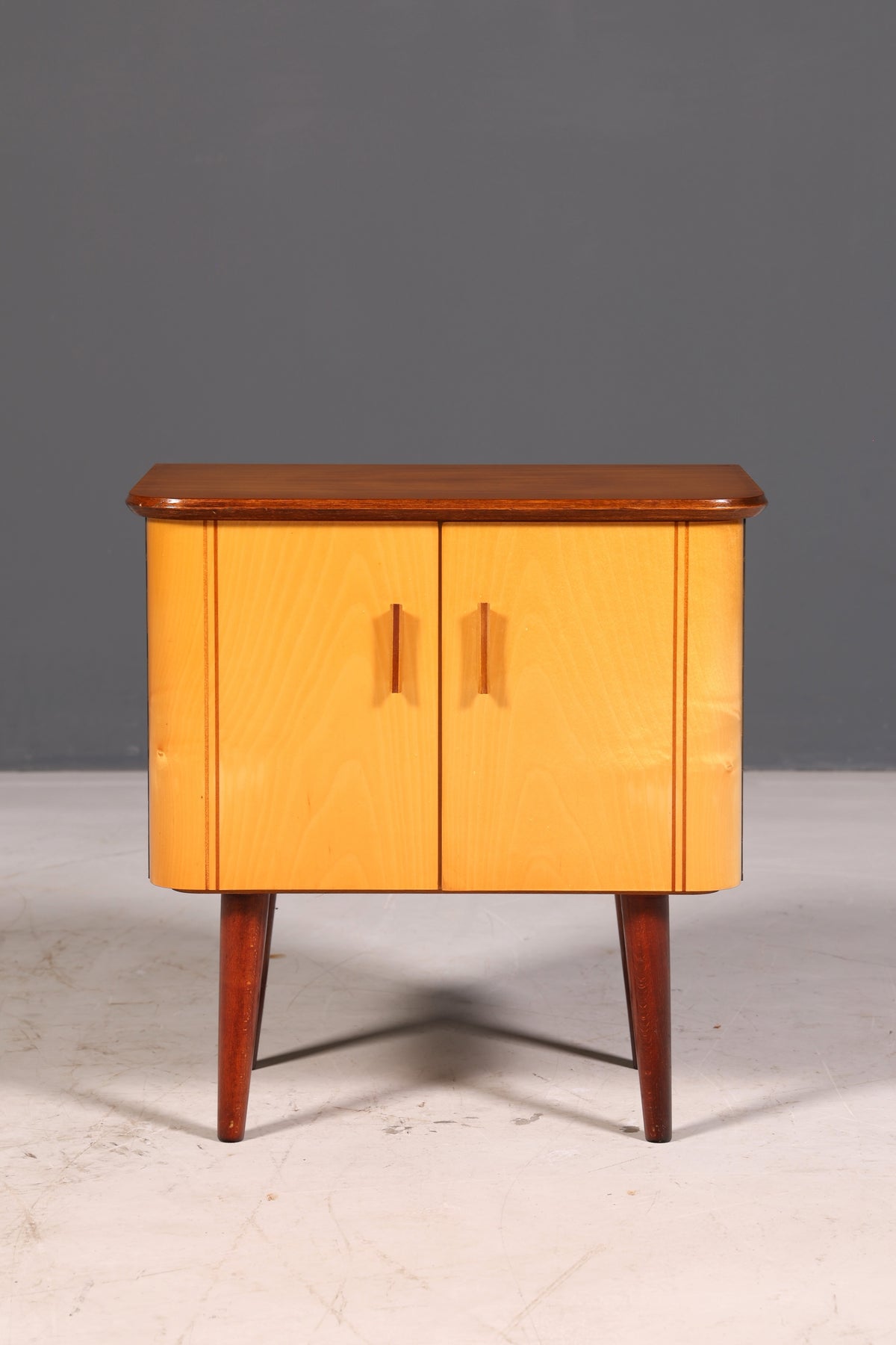 Wunderschöne Mid Century Kommode Vintage Nachttisch 60er Beistellkommode Retro echt Holz