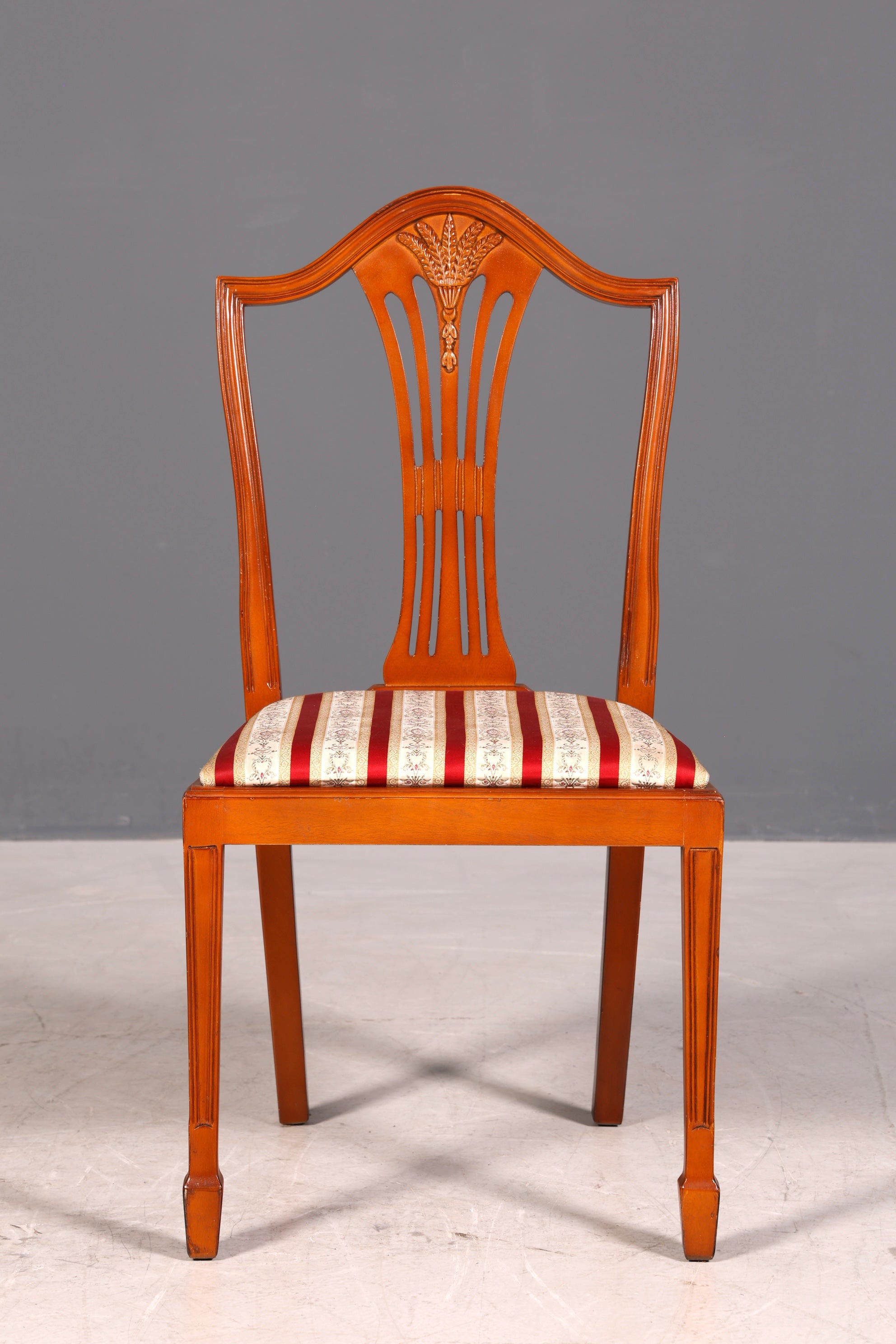 Edler Englischer Stuhl im Hepplewithe Stil Englisch Stuhl Dining Chair Küchenstuhl Sekretär Stuhl