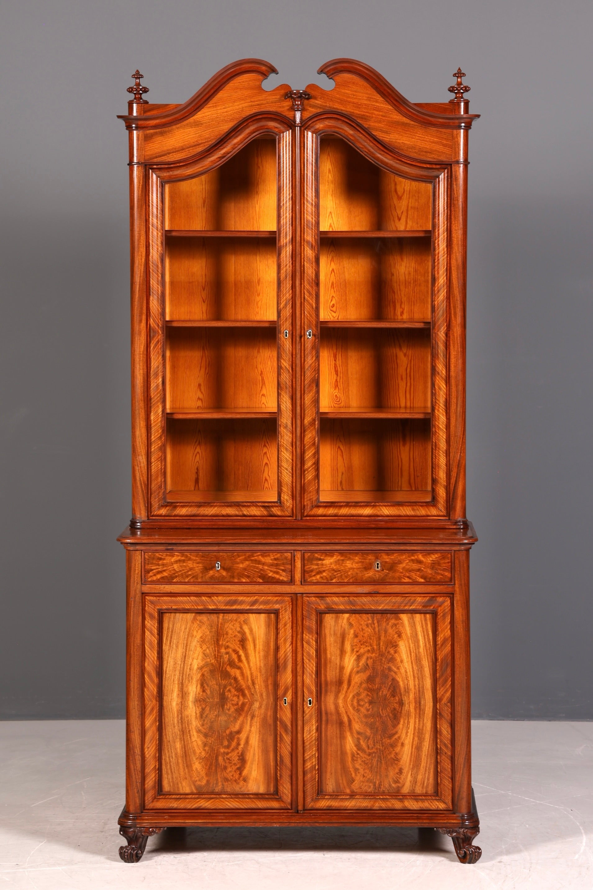 G405 Finish cm Traumhafte Louis Philippe Vitrine Antik Biedermeier Schrank echt Holz um 1880 (Kopie)