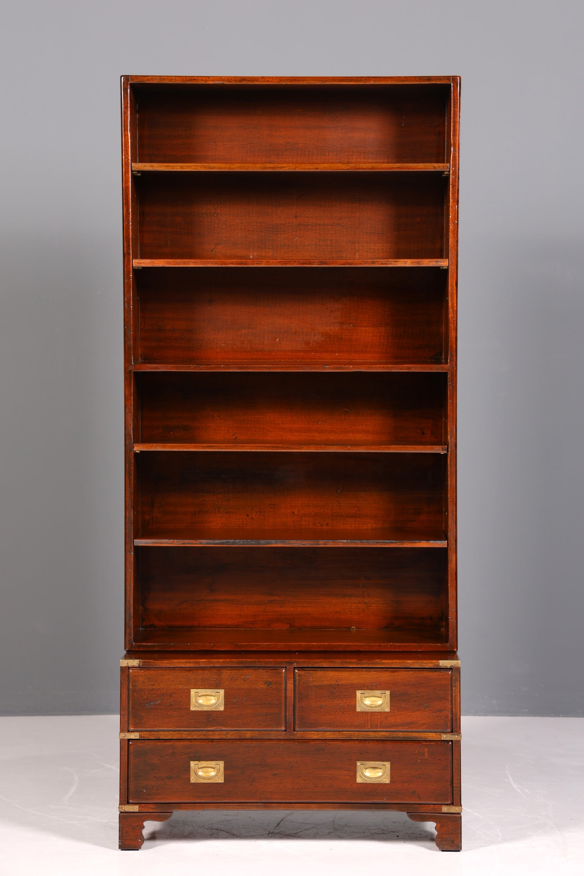 Magnifique bibliothèque de style nautique anglais, en bois véritable, 2 sur 2