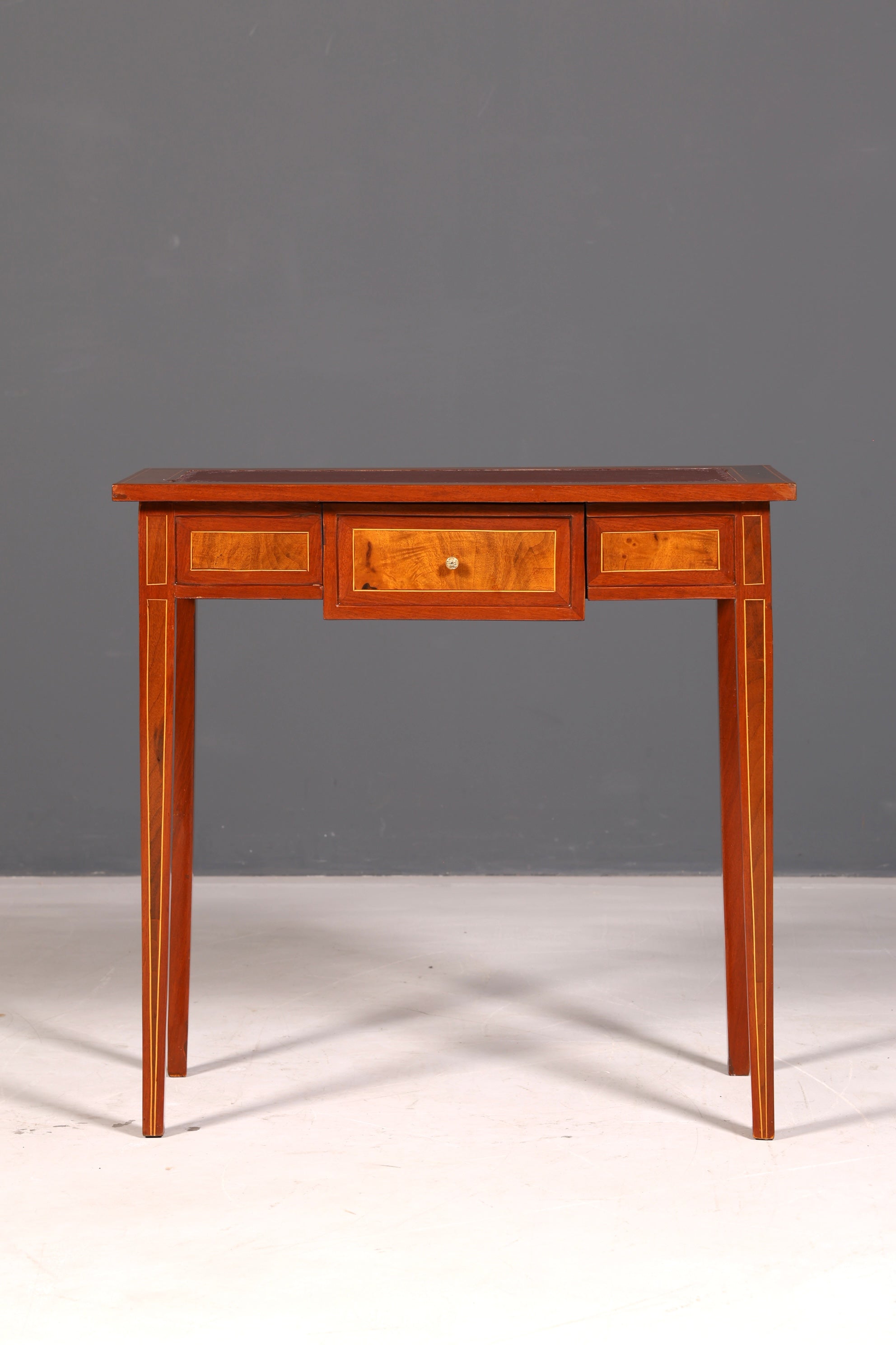 Wunderschöner filigraner Schreibtisch French Desk Antik Stil echt Holz Bürotisch Office Table