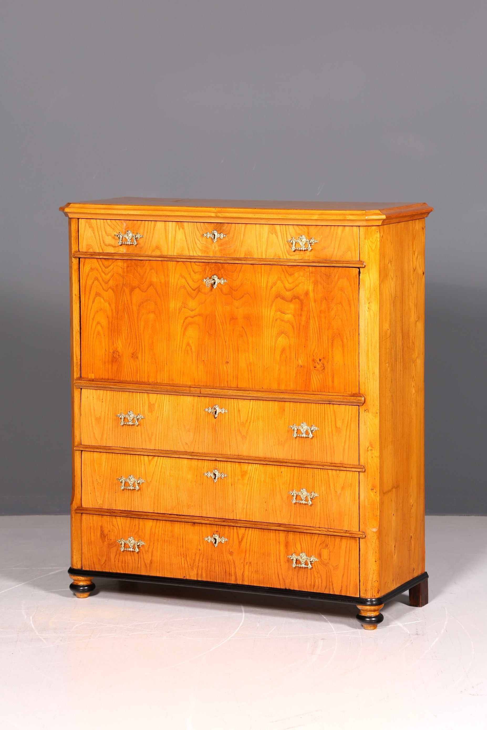 Wunderschöner Antiker Biedermeier Sekretär um 1880 Gründerzeit Echt Holz Schreibsekretär Antik