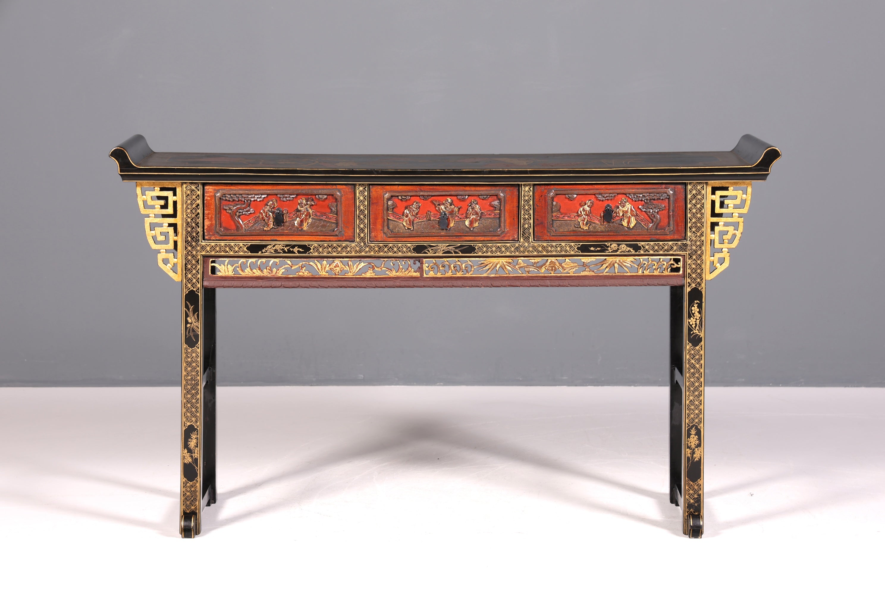 Magnifique console chinoise, table d&