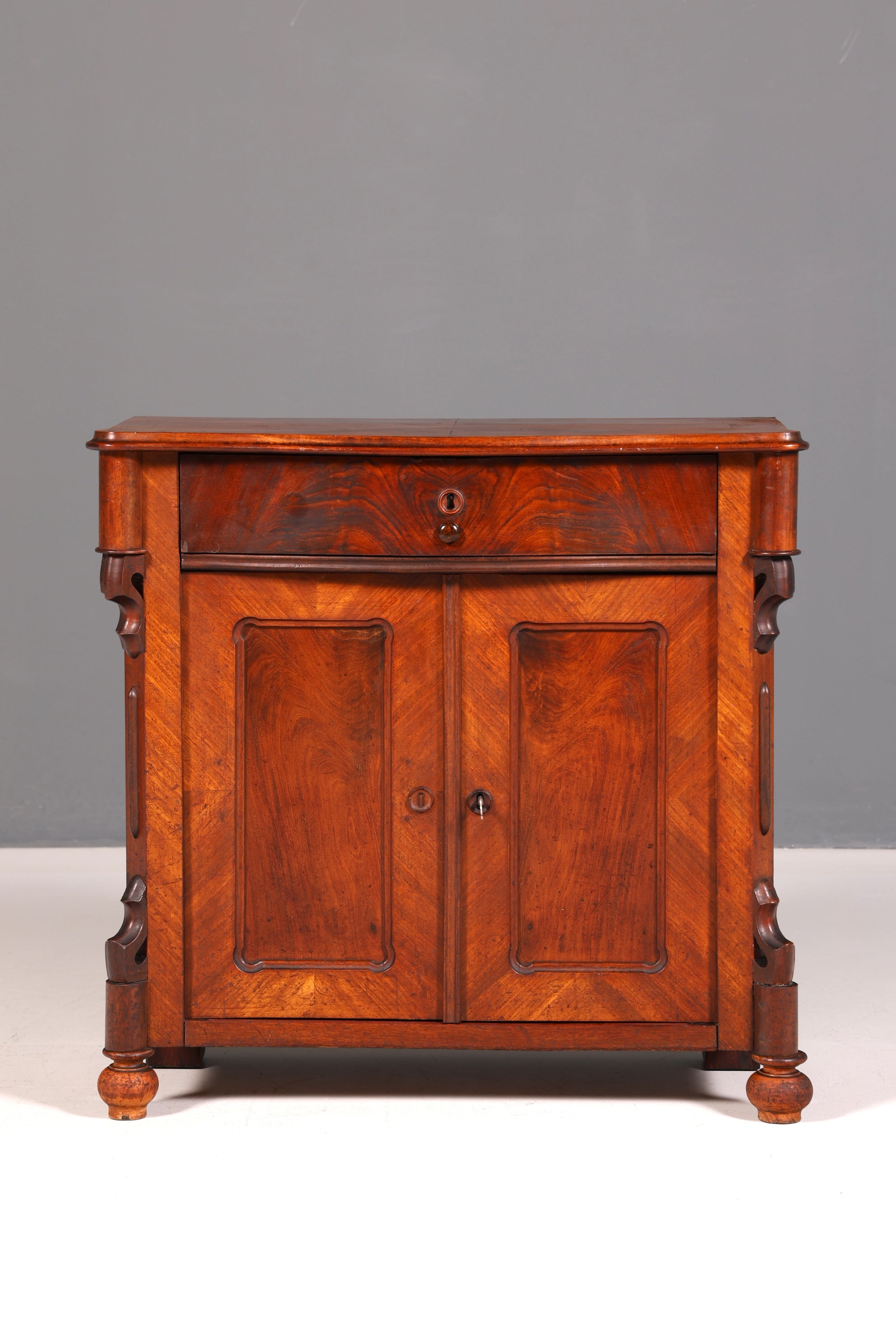 Wunderschöner Louis Philippe Schrank Gründerzeit Kommode Antik um 1880