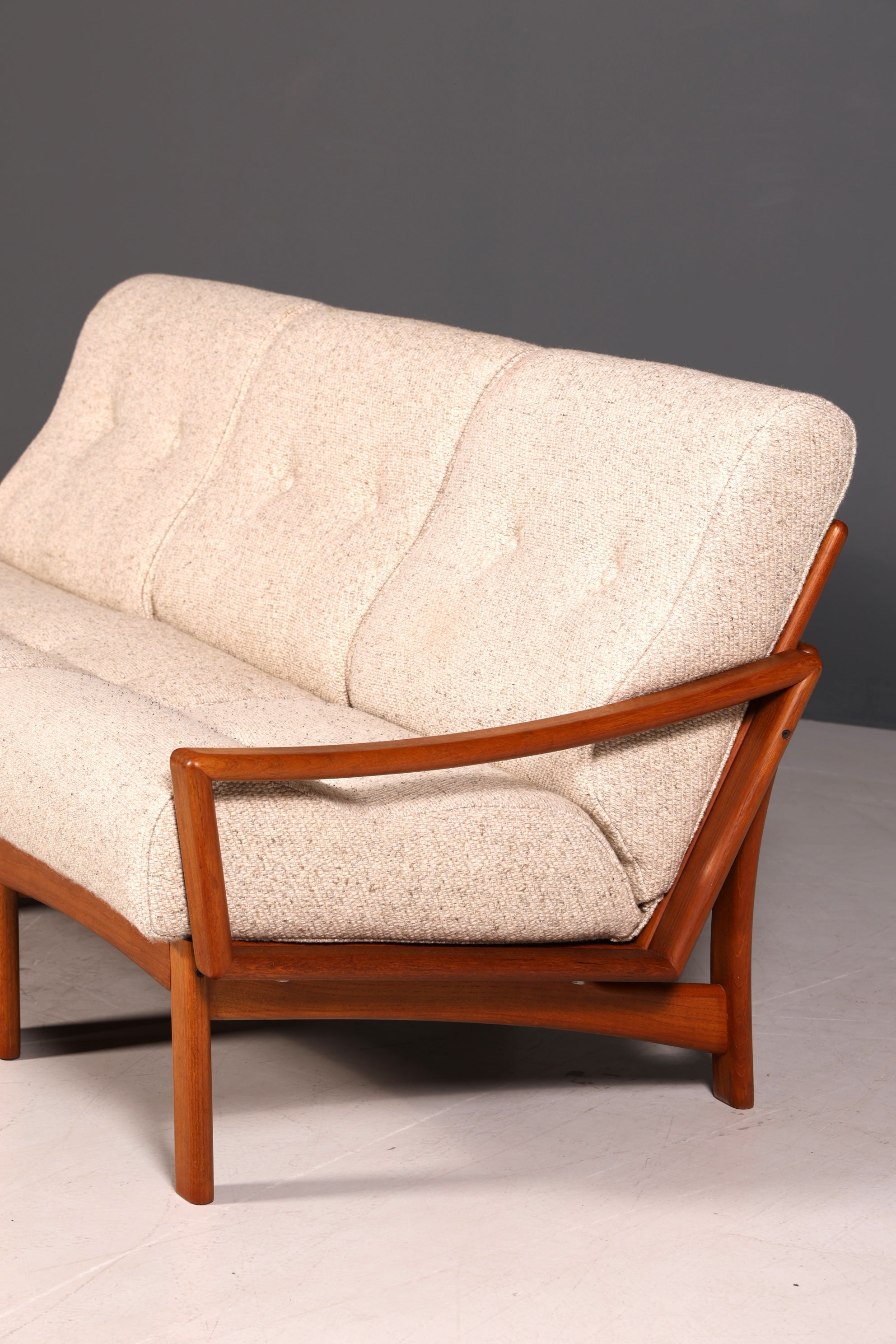 Wunderschönes Mid Century 3er Sofa Retro Couch Danish Design Polstersofa Vintage Canapé