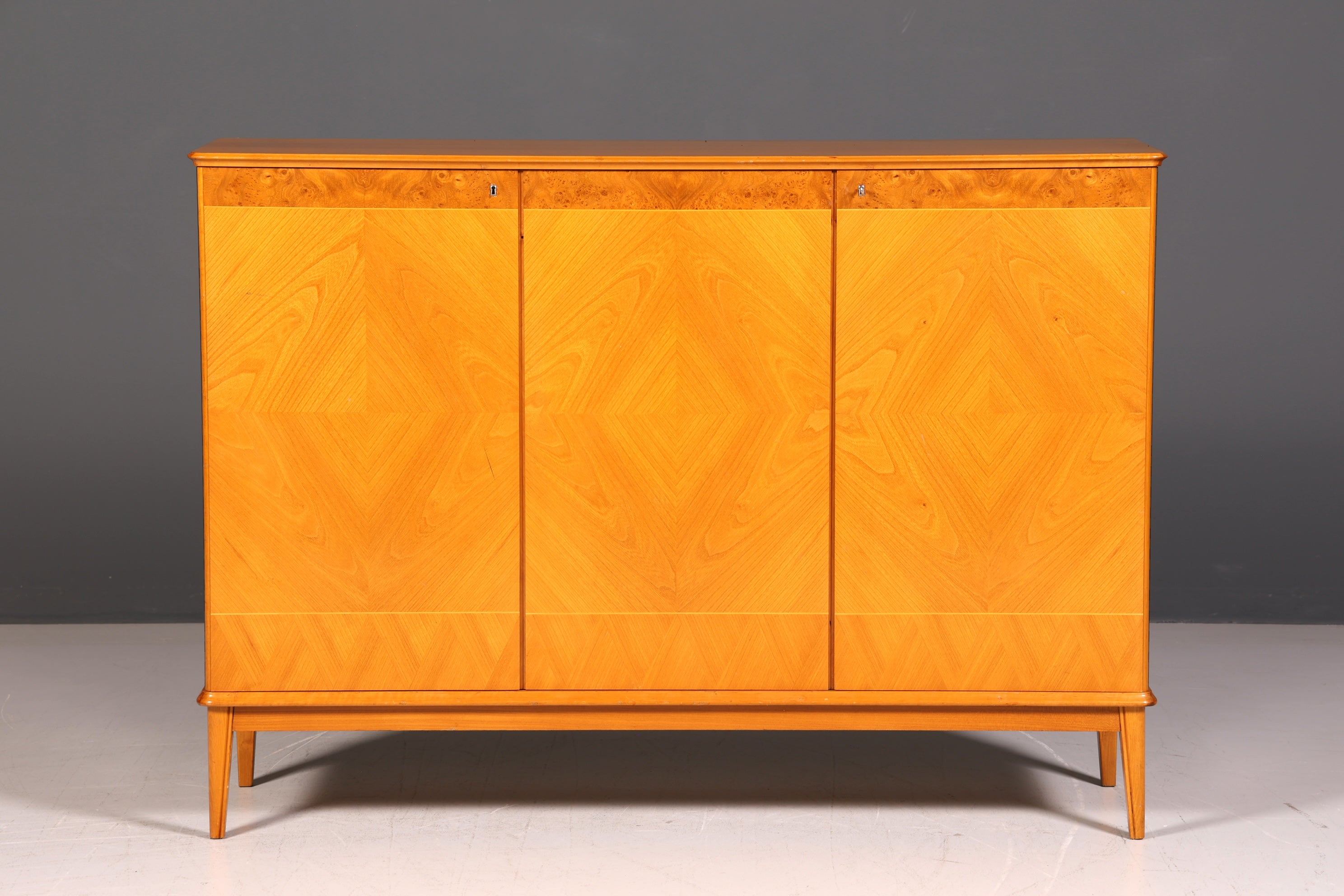 Traumhafter Mid Century Highboard Retro Vitrine 60er Jahre Schrank Kommode Vintage Designklassiker