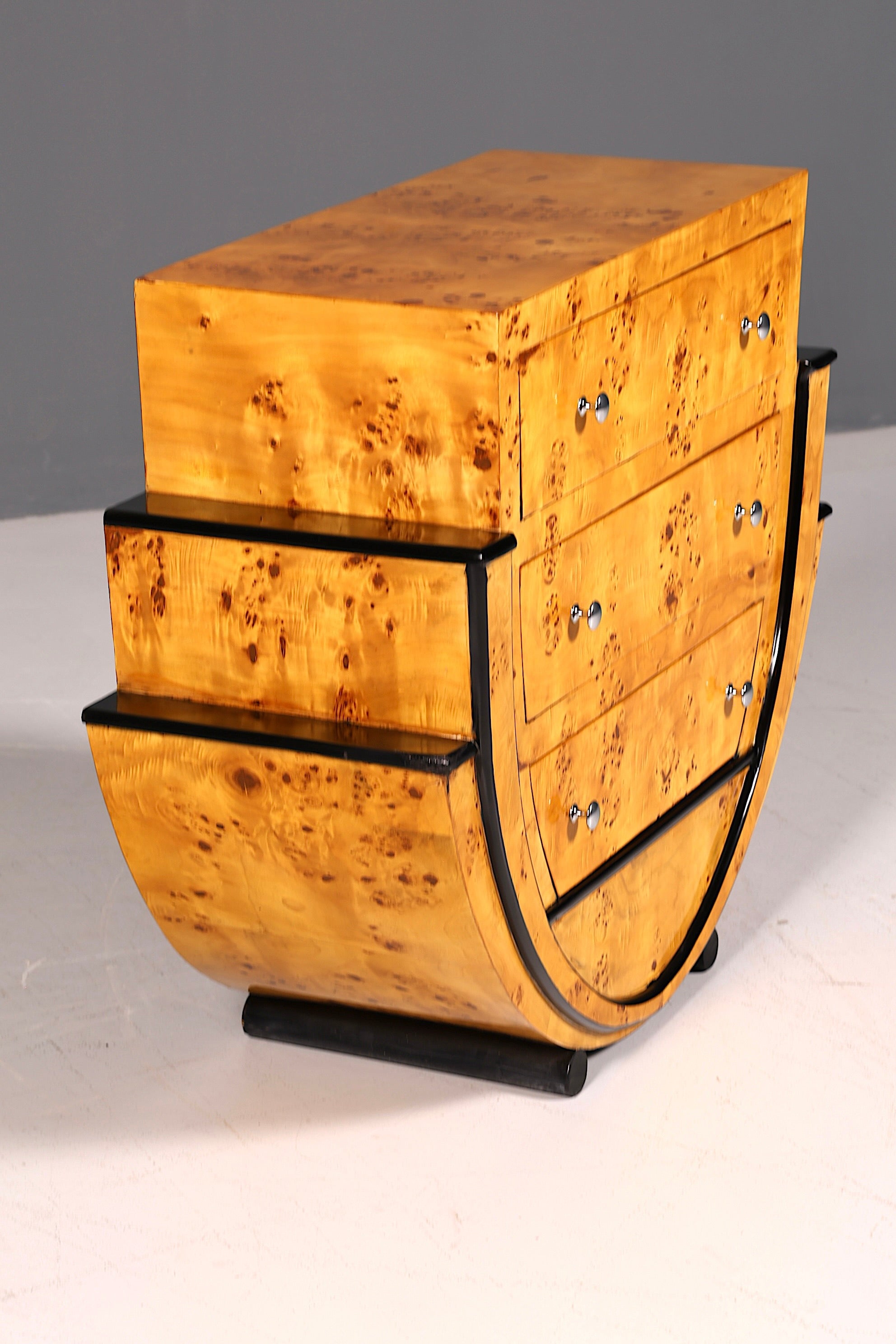 Edles Art Deco Stil Sideboard Wandkonsole Biedermeier Antik Stil Kommode Echt Holz Handarbeit