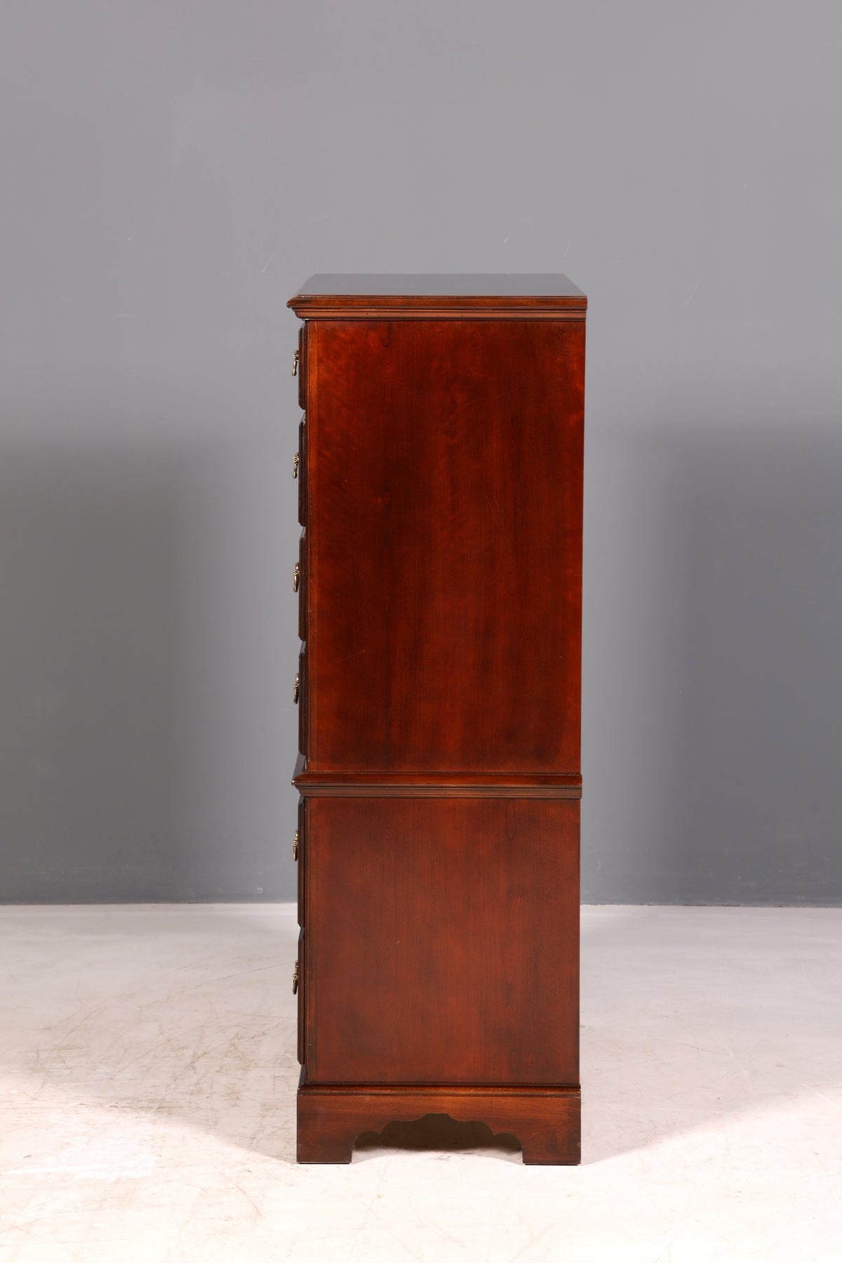 Commode haute Drexel Heritage Vertiko, style antique, meuble américain à tiroirs, chiffonnier, commode à linge