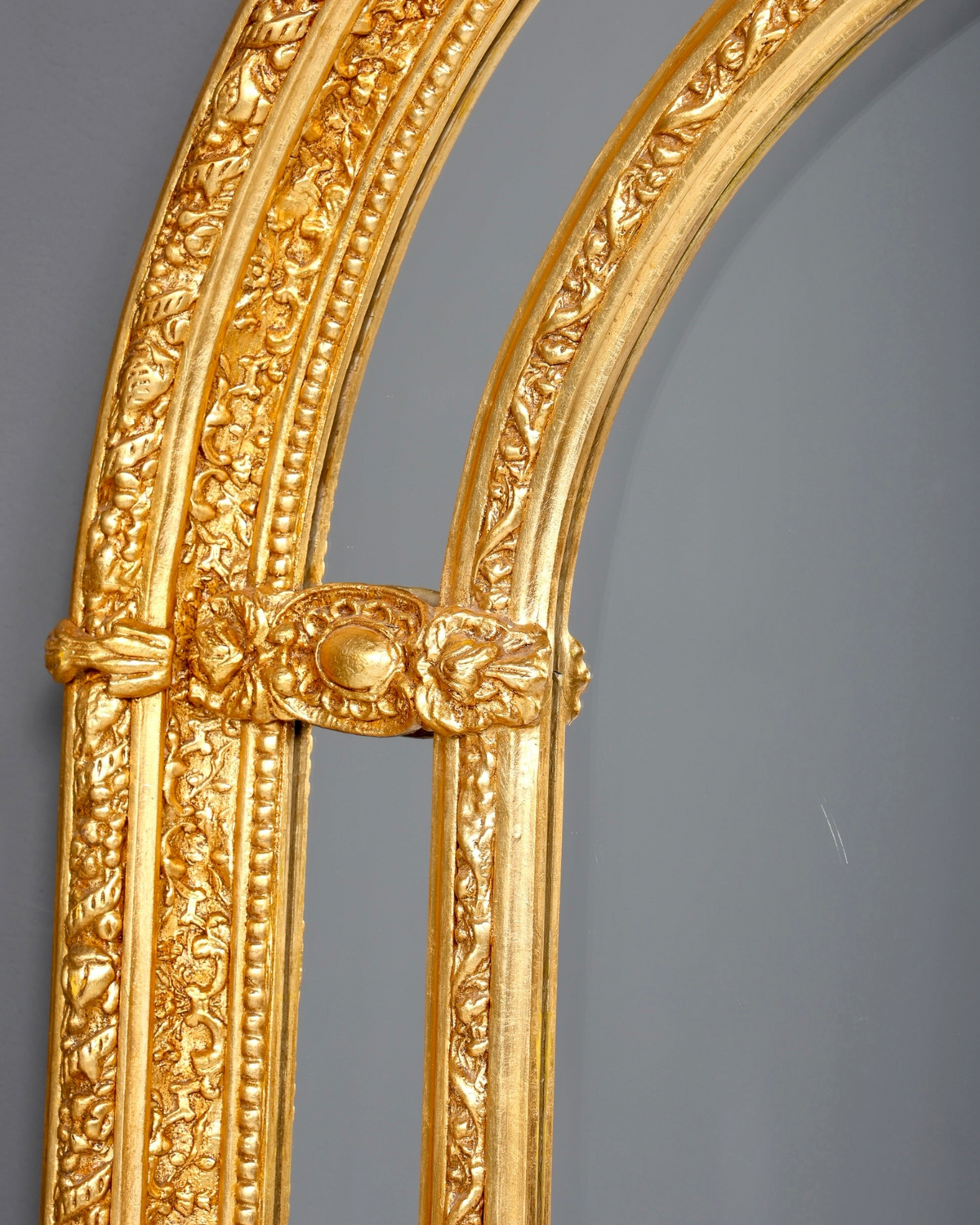 Beeindruckender XXL Prunk Barock Stil Standspiegel Antik Stil Gold Ornament Flurspiegel Spiegel Standspiegel