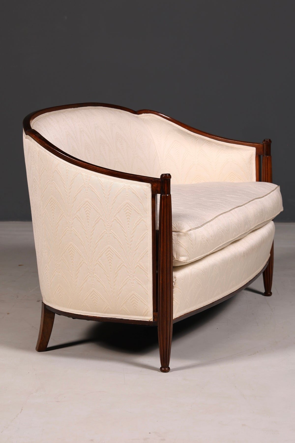 Edles Art Deco Sofa Sitzbank 2-Sitzer Vintage Loungesofa Polstersofa Salonsofa