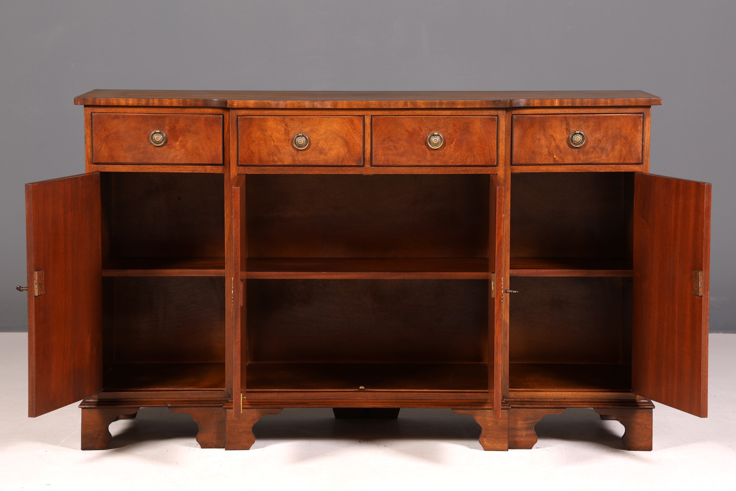 G309 Finish cm Wunderschönes Englisches Sideboard Mahagoni Schrank Antik 60s Buffetschrank Kommode (Kopie)