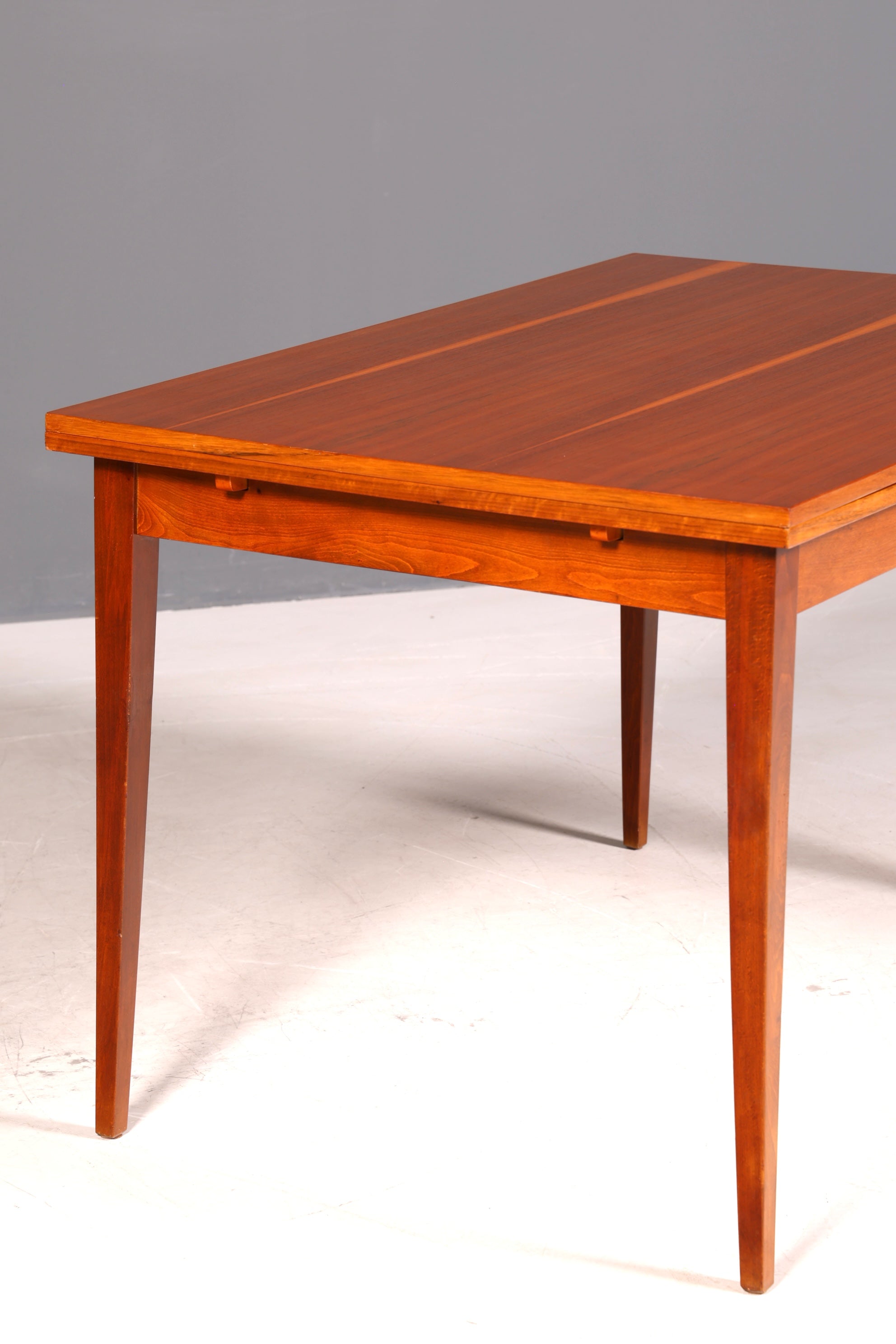 G597 Finish cm Schlichter Mid Century Esstisch ausziehbarer Vintage Tisch Retro Küchentisch (Kopie)
