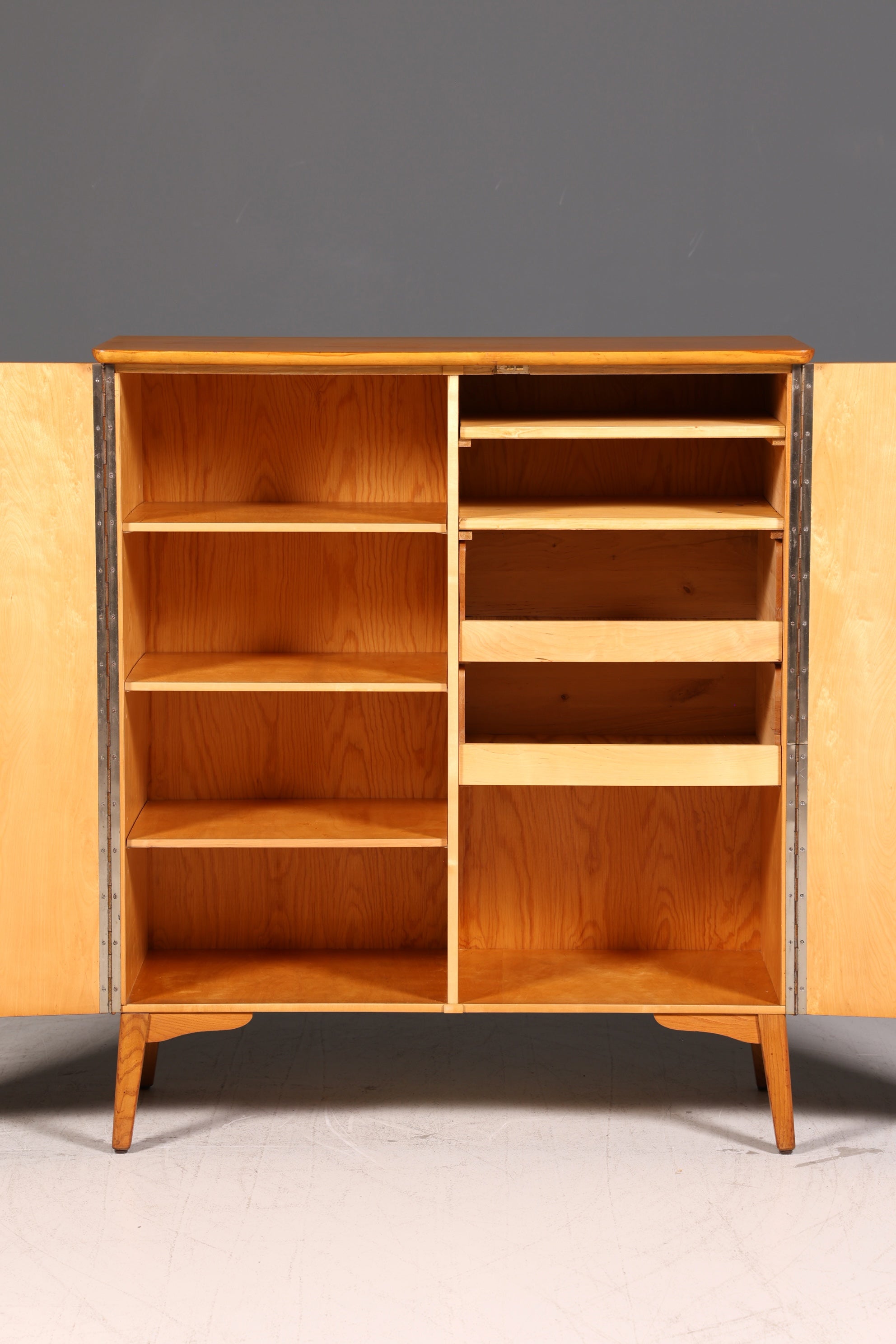 Wunderschöner Mid Century Schrank 60er Jahre Vertiko Highboard Wäscheschrank Aktenschrank Kommode Echt Holz Vintage