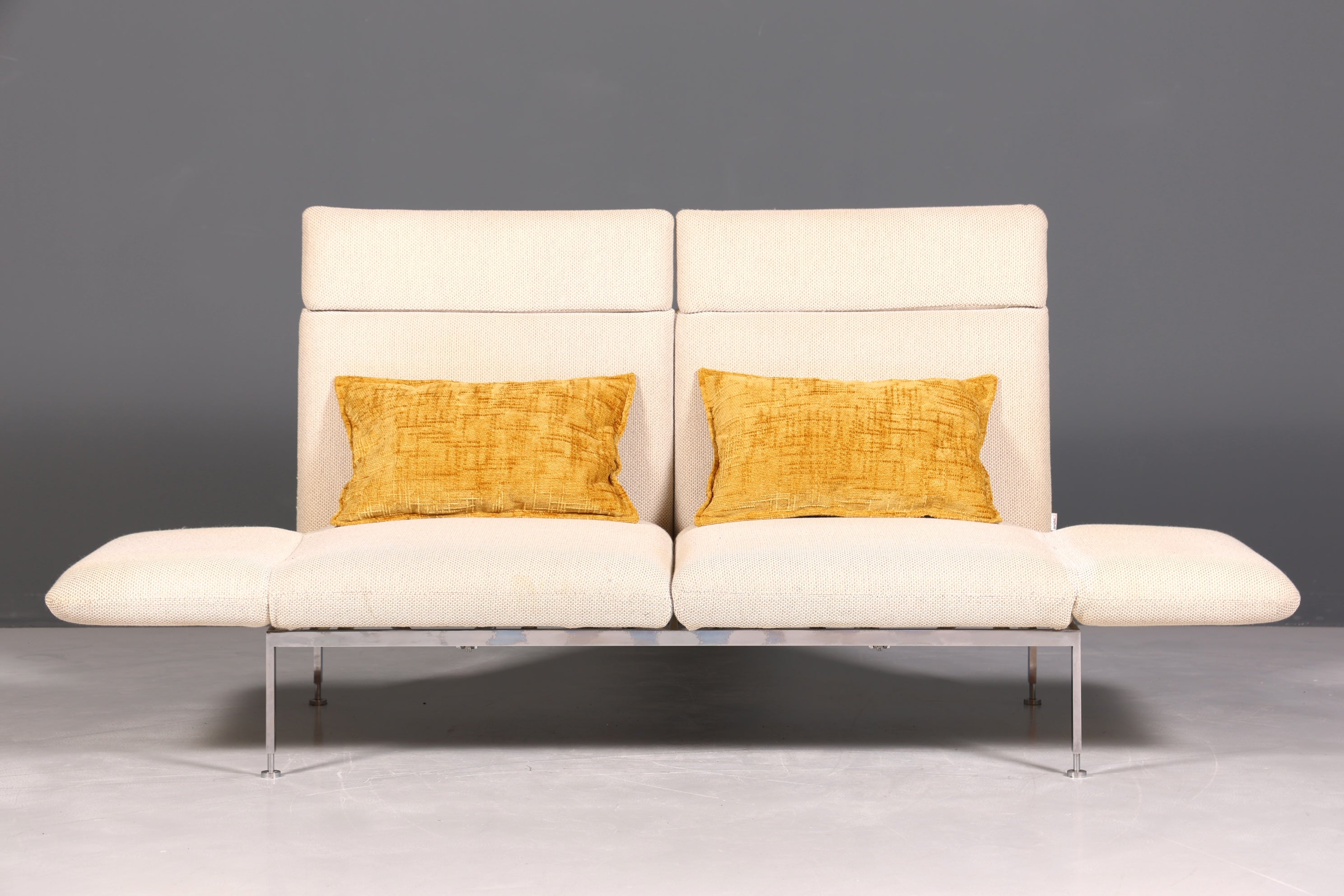 Magnifique canapé design Brühl Roro, canapé 2 places convertible, dessiné par Roland Meyer-Brühl, lit d&