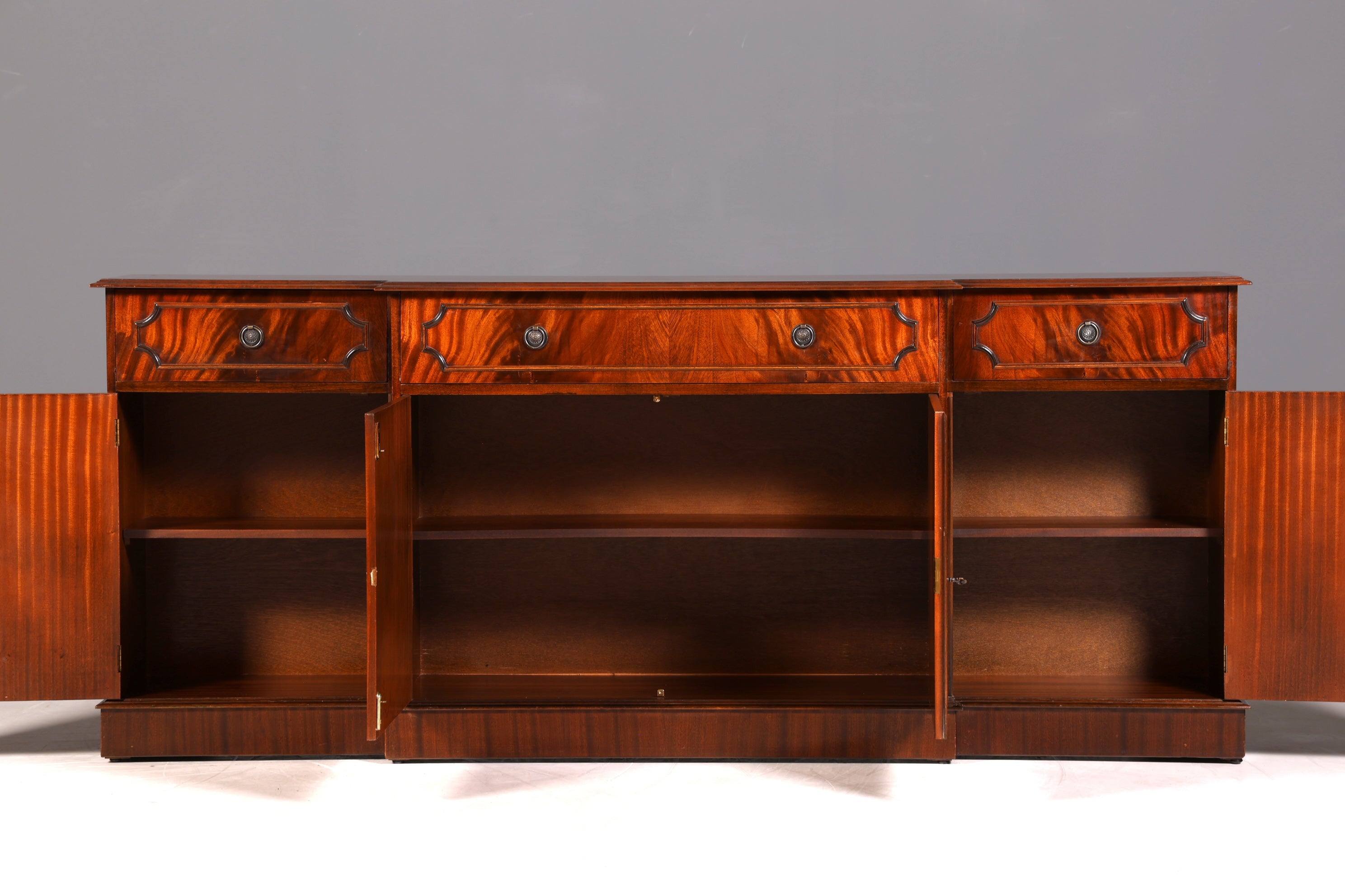 Wunderschönes Englisches Sideboard Mahagoni Schrank Antik 60s Buffetschrank Kommode
