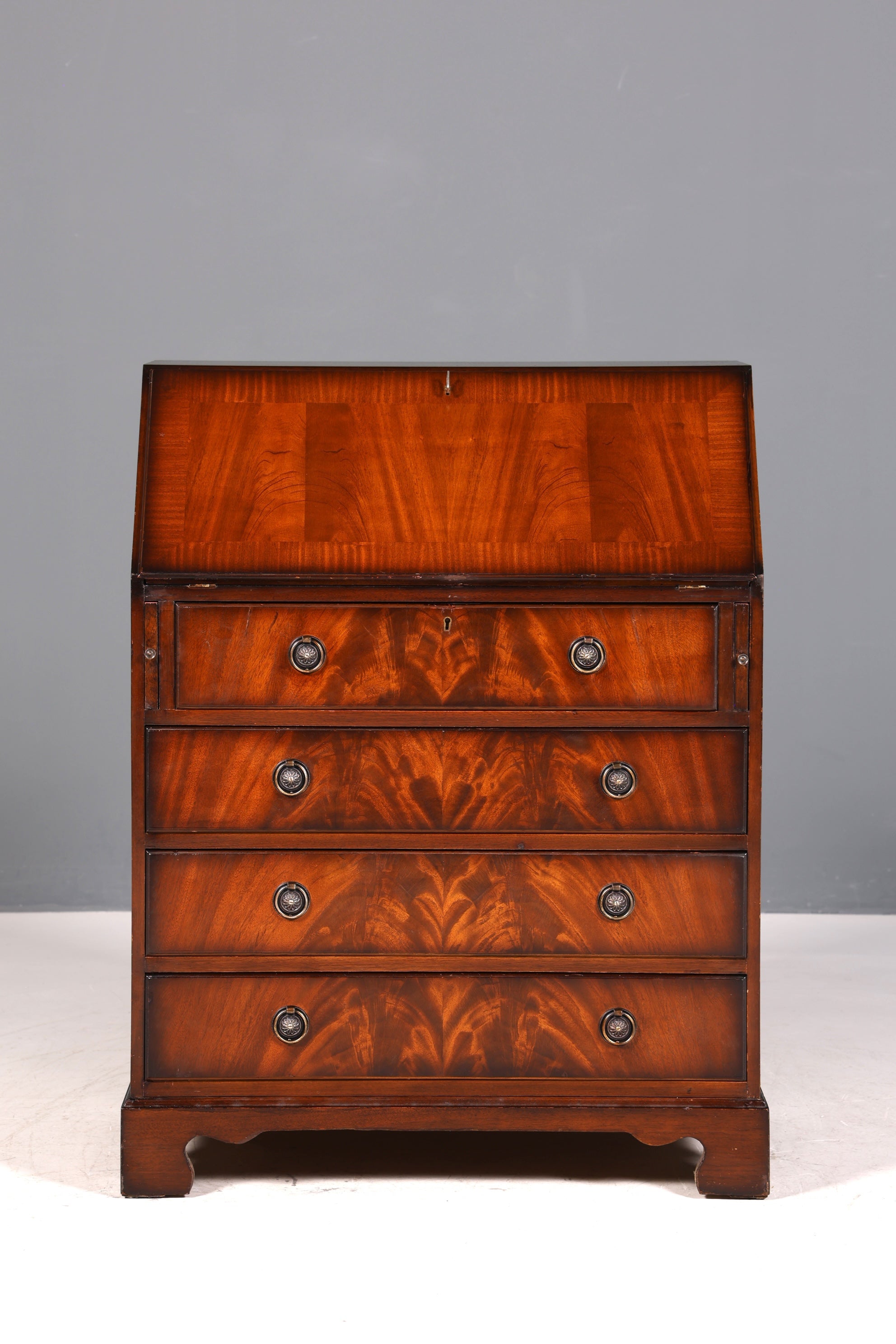 Magnifique secrétaire anglais avec plateau d&