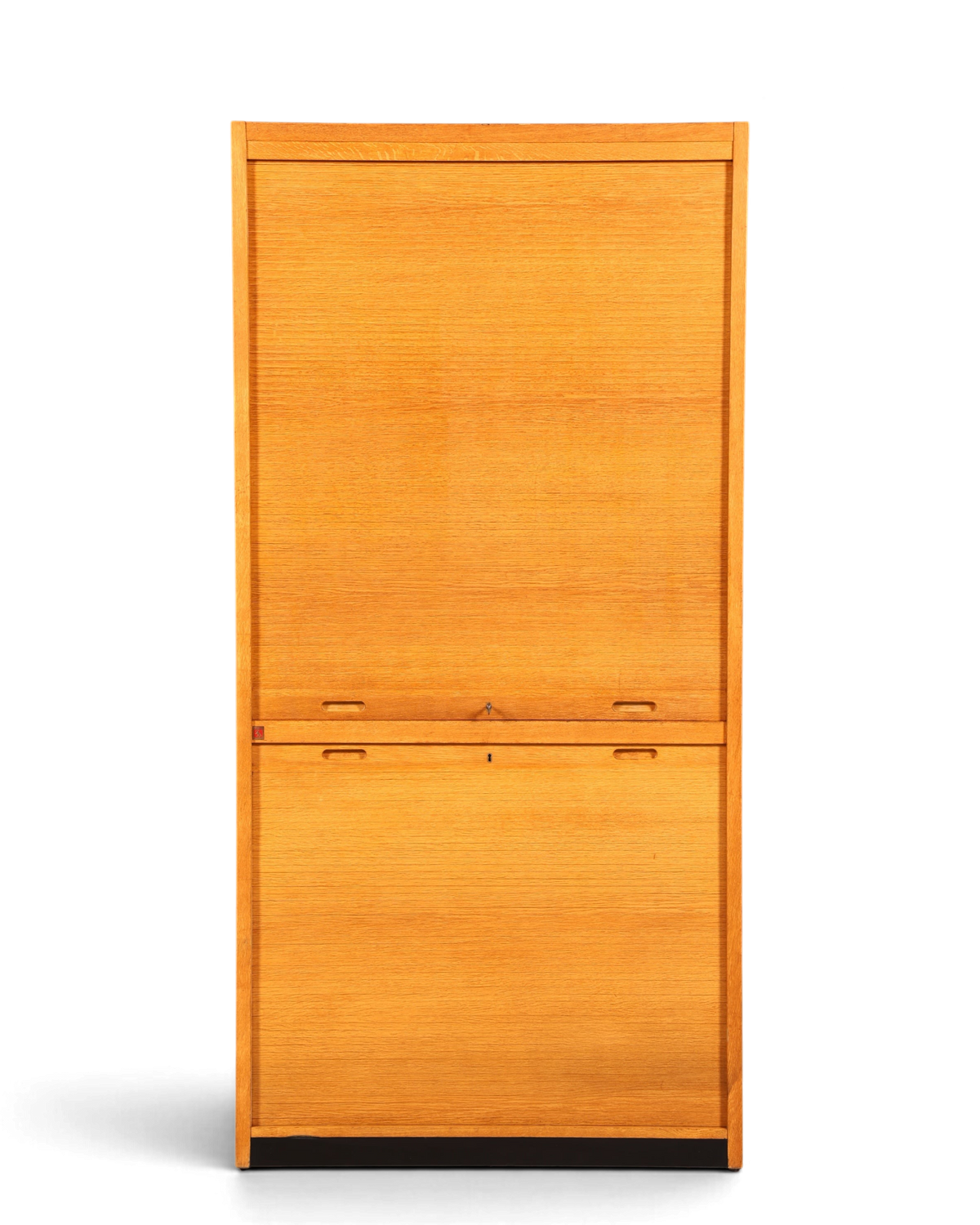 Stilvoller Mid Century Rollladenschrank Bauhaus Apothekerschrank Art Deco Büro Aktenschrank