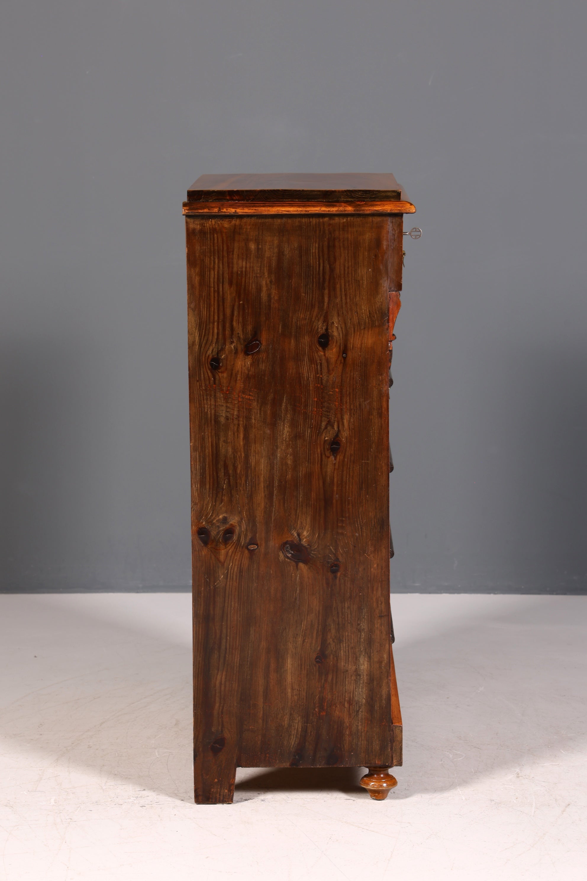 Belle commode Gründerzeit, vertiko Art Nouveau, commode antique, commode en lin