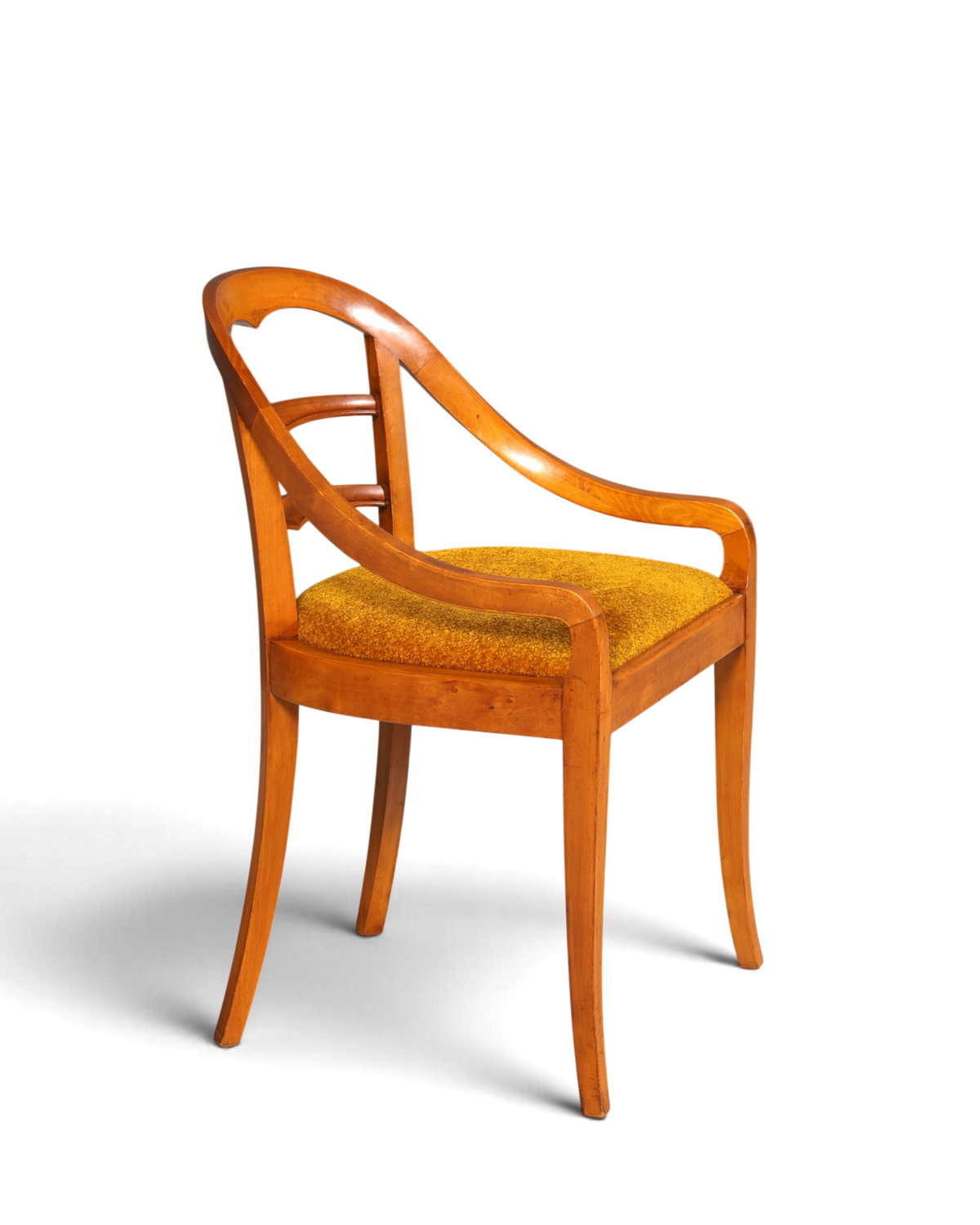 Fauteuil Art nouveau de rêve, fauteuil de secrétaire ancien, chaise de salle à manger, chaise de cuisine, fauteuil rembourré, chaise en bois vintage
