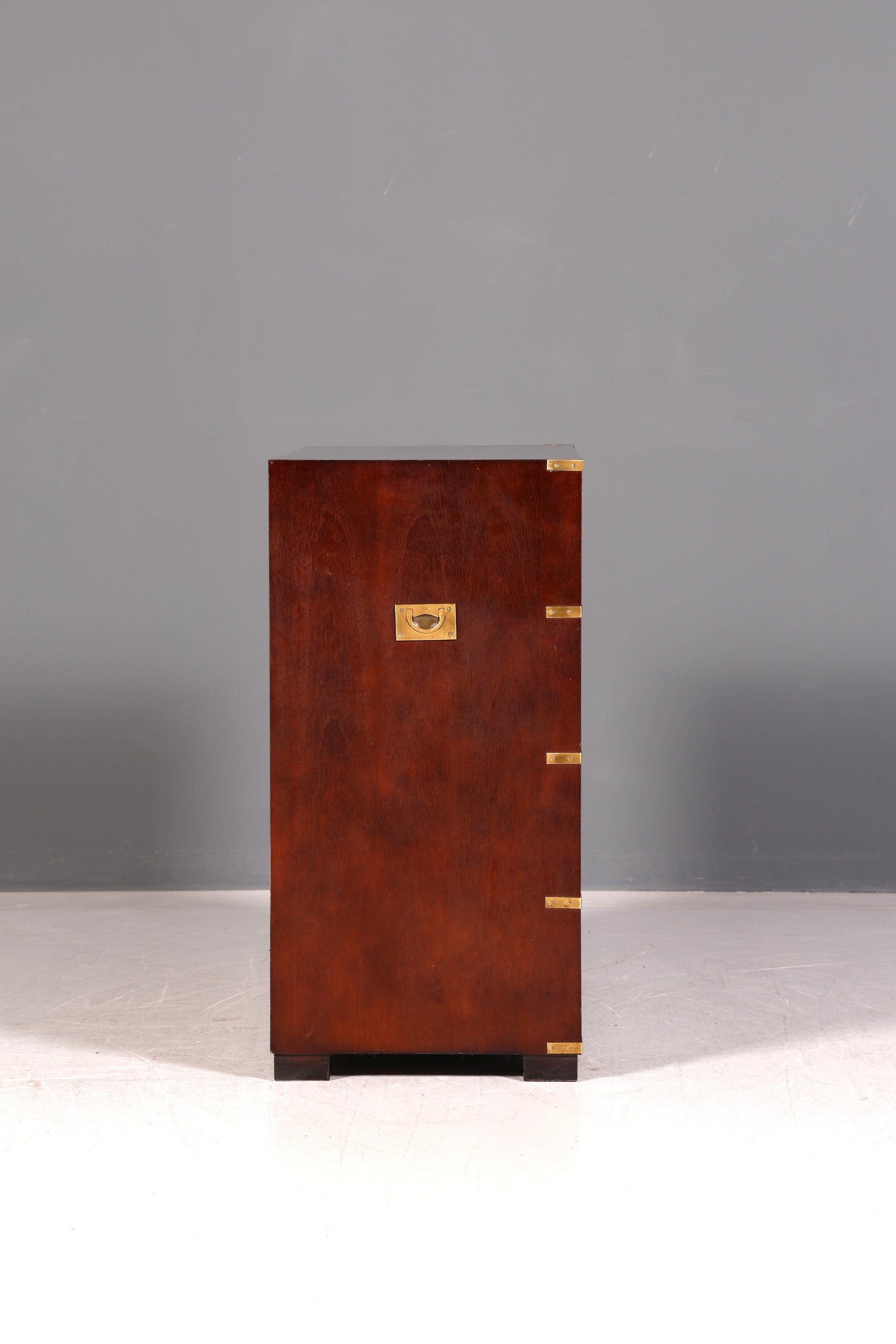 Traumhafte Maritime Kommode Englisch Military Chest Schiffskommode Antik Schrank Kolonialstil