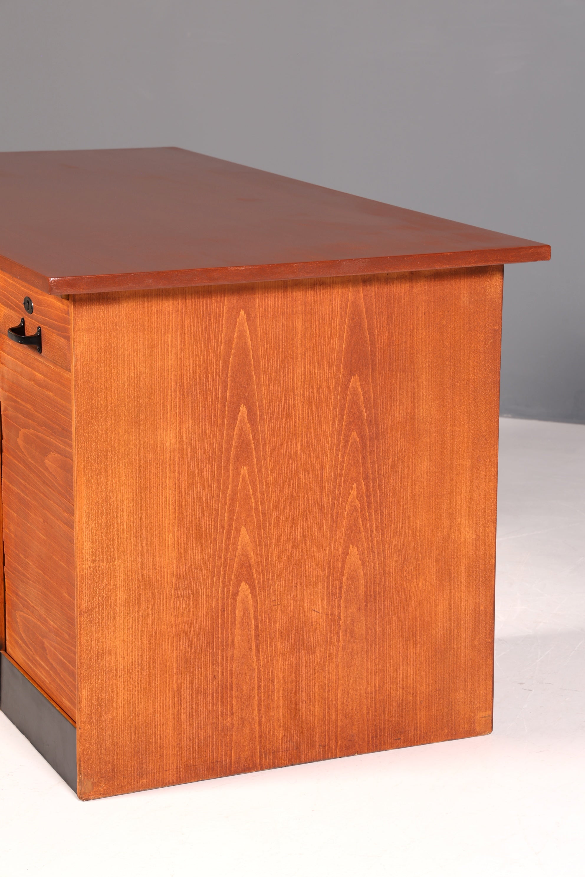 Wunderschöner Bauhaus Rollladen Schreibtisch Mid Century echt Holz Bürotisch Office Table