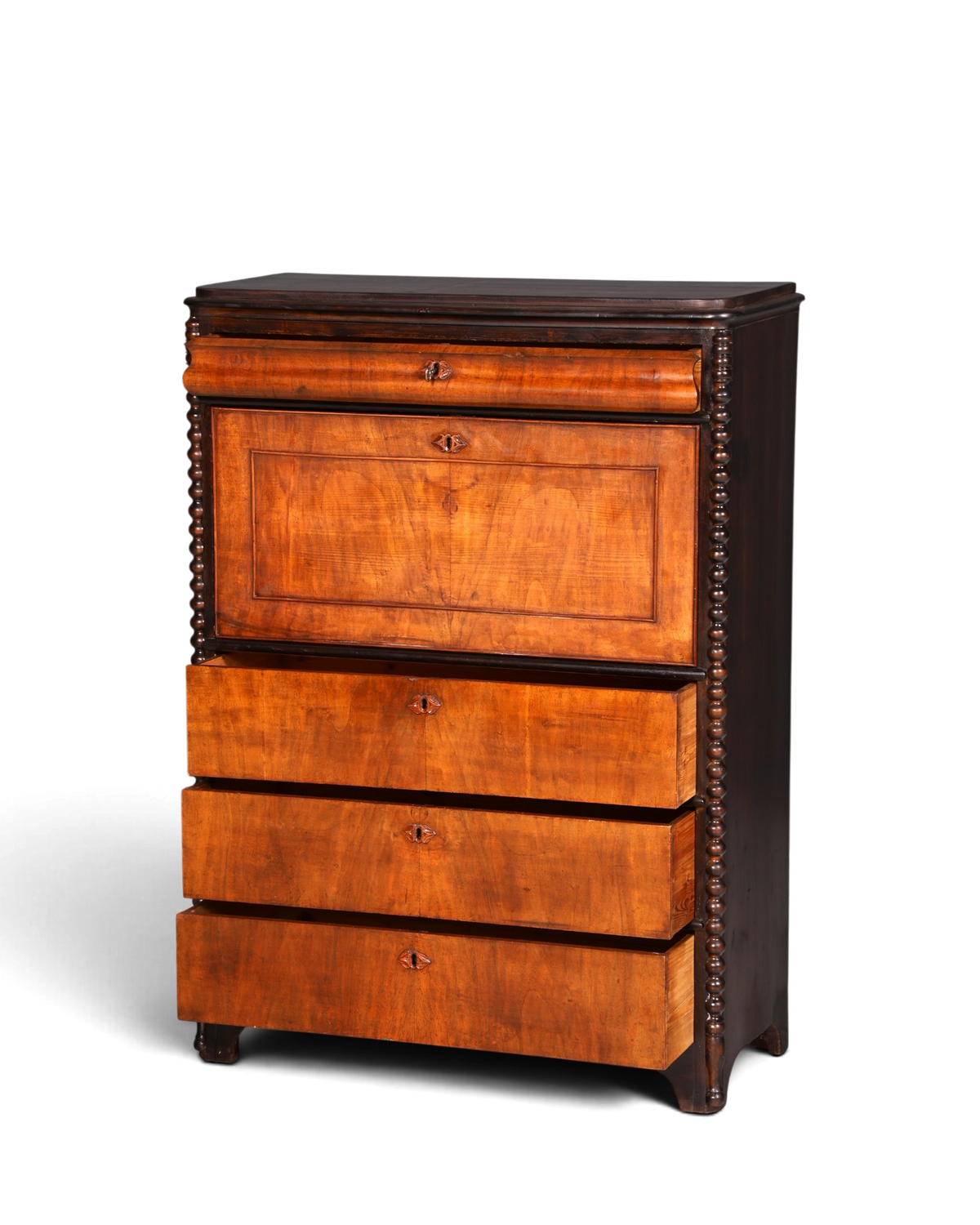 Traumhafter Louis Philippe Sekretär Vertiko Biedermeier Kommode Schubladenkommode