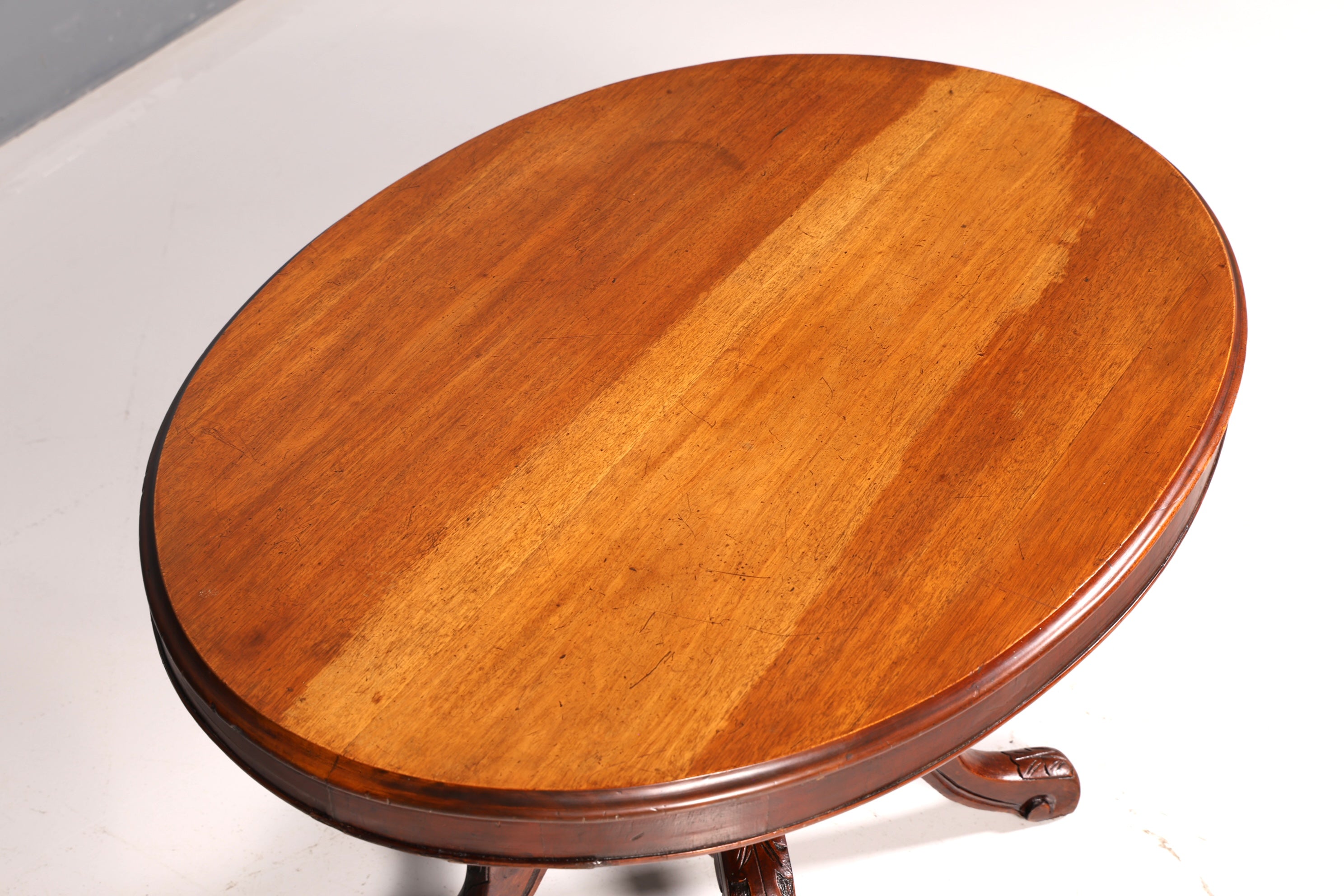 Edler Louis Philippe Esstisch Oval Tisch Echt Holz Esszimmertisch Englisch Küchentisch